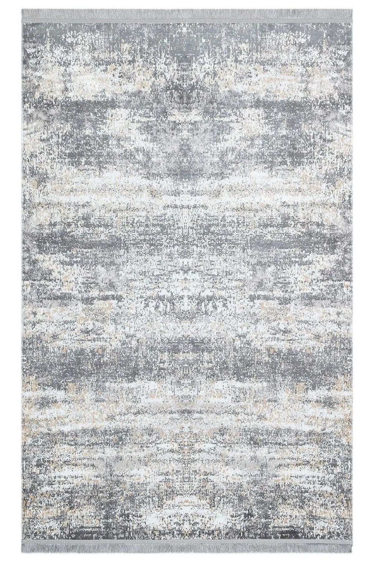 Eko Halı SATEEN ST 01 BEIGE GOLD XW  Hav Toz Vermez Yıkanabilir Kaymaz İnce Dokuma Modern Halı