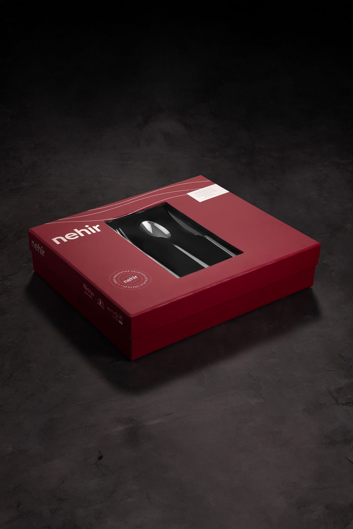 Nehir-Milano Simple 12 Person 72 Piece Cutlery Set 8