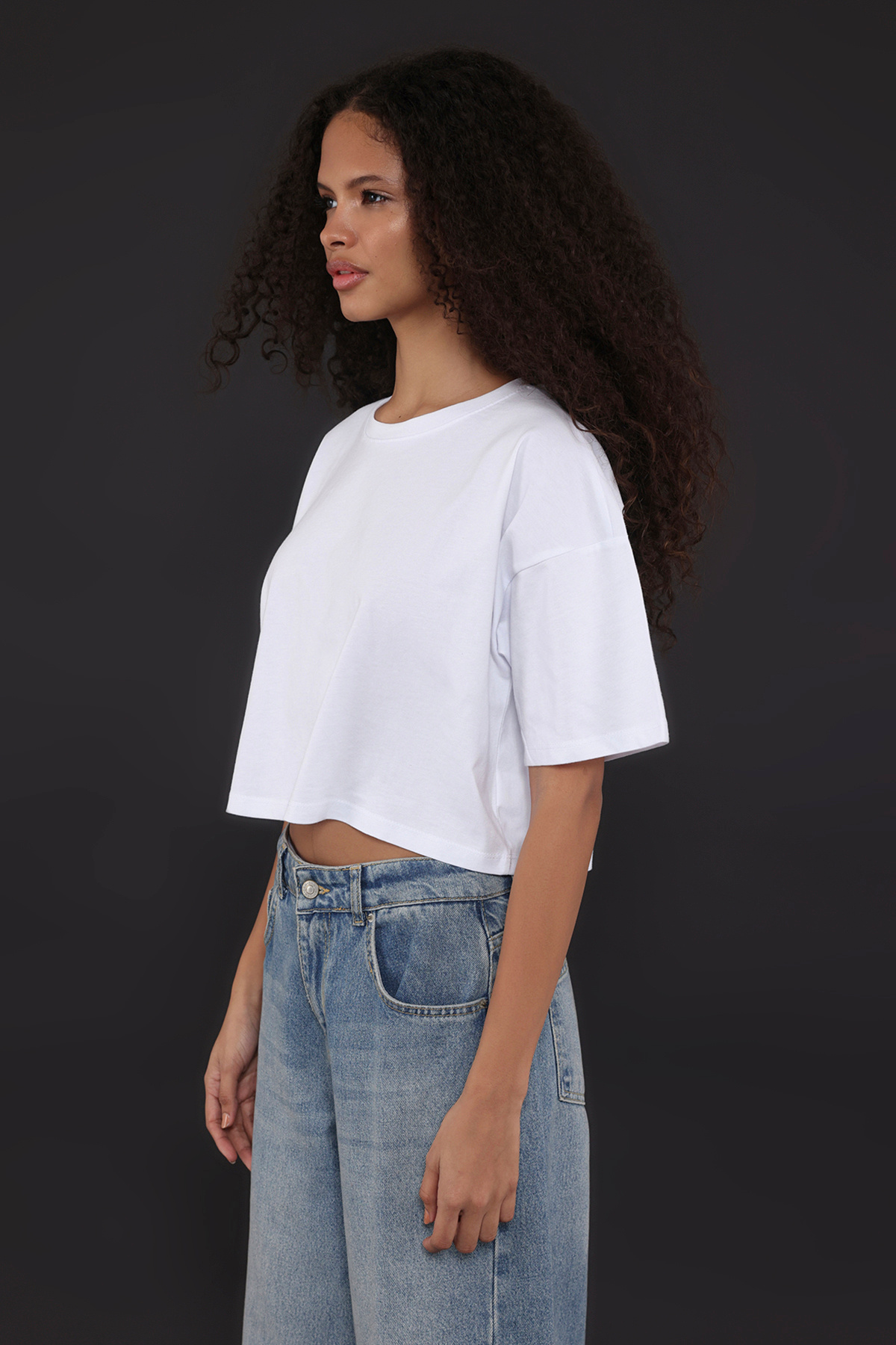 Trendyol Collection-Tricou alb tricotat cu gât premium pentru bicicletă TWOSS23TS00038 3