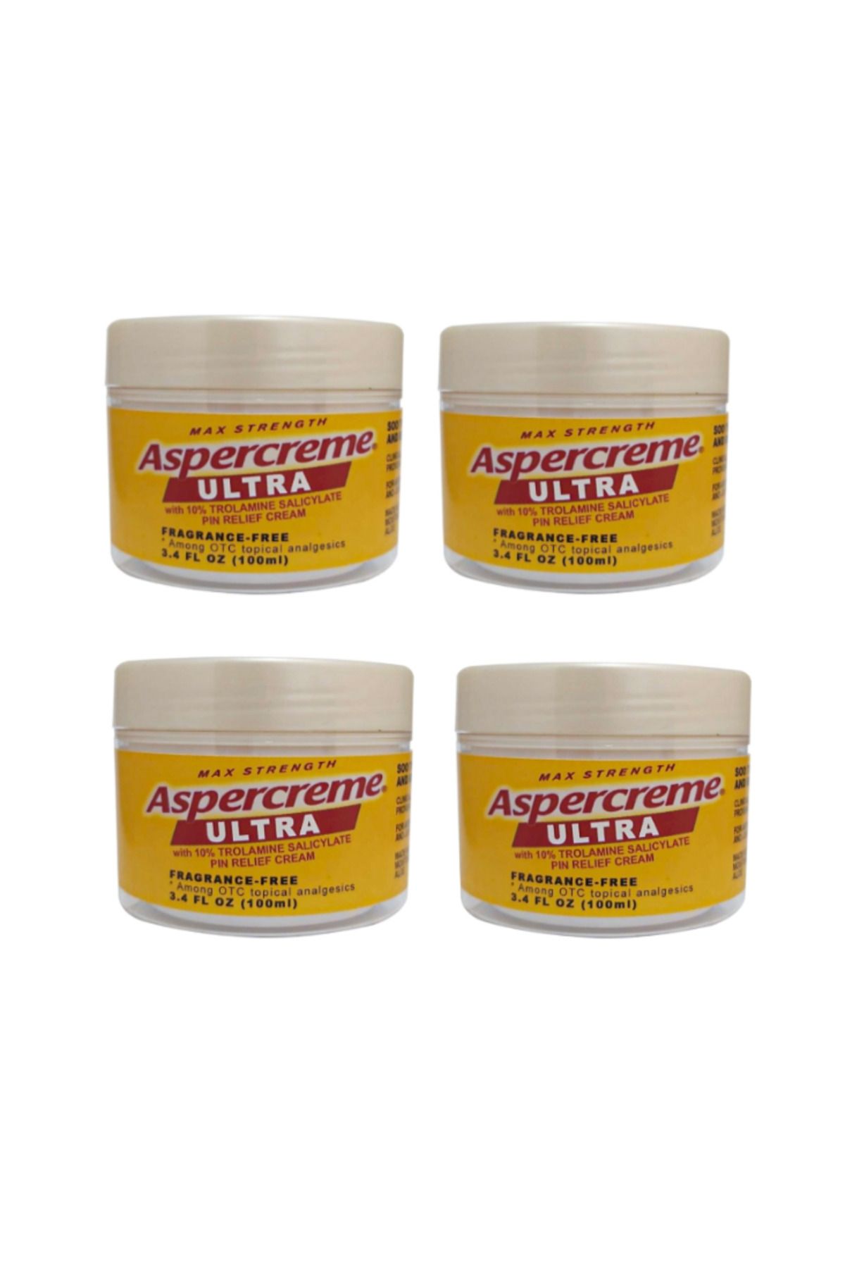 Aspercreme Ultra Kas Eklem Artrit Ağrı Ve Masaj Kremi 4 Adet