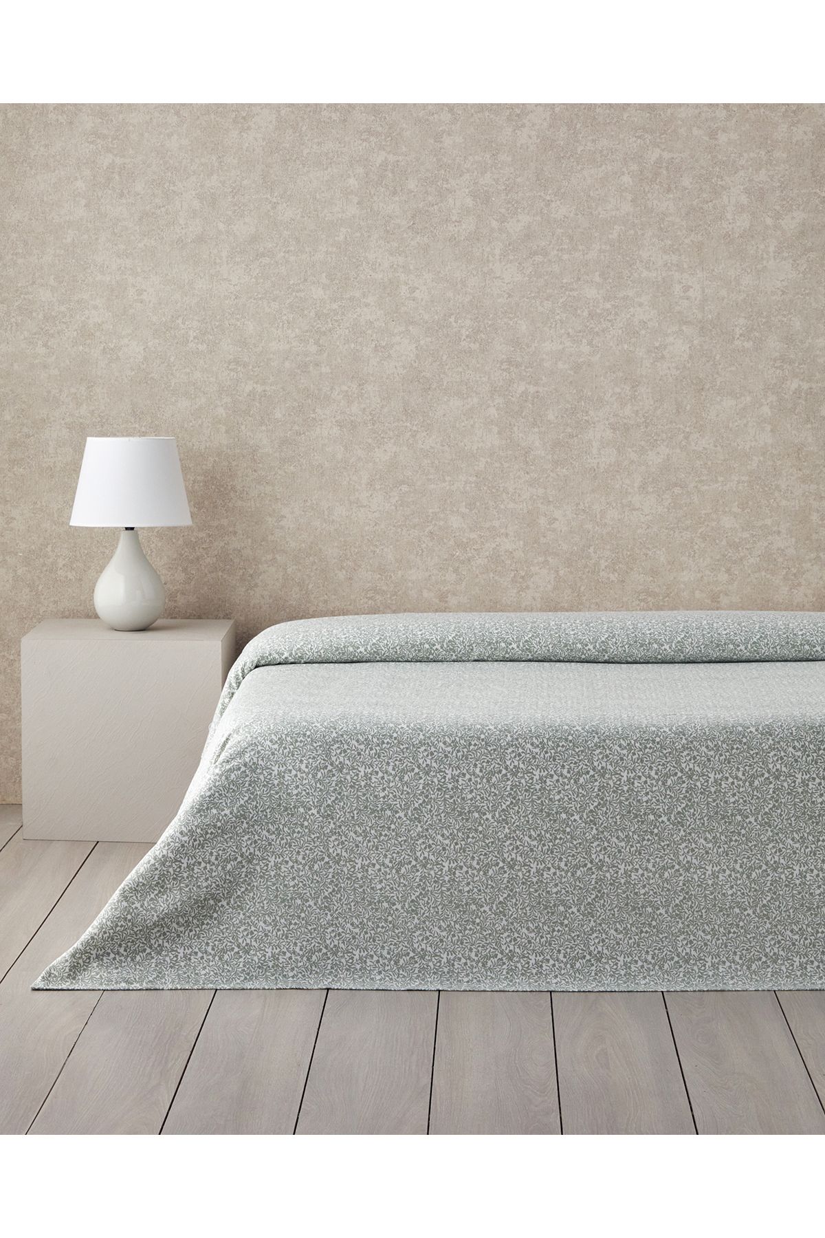 English Home Timeless Garden Ecosoft Pojedynczy Koc 150x220 Cm Zielony - Rozmiar uniwersalny