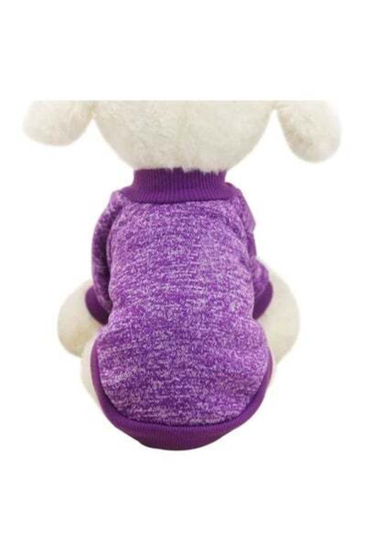 HALAMODO-Casual Winter Sweater With Hoodie Purple XS 4