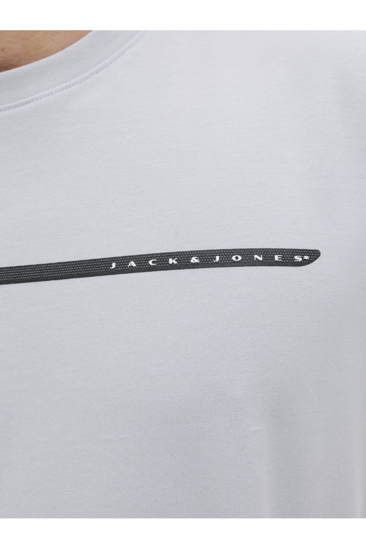 Jack & Jones-Tricou JACK &JONES Fusion Full Branding - 12273120-Gray Dawn 4