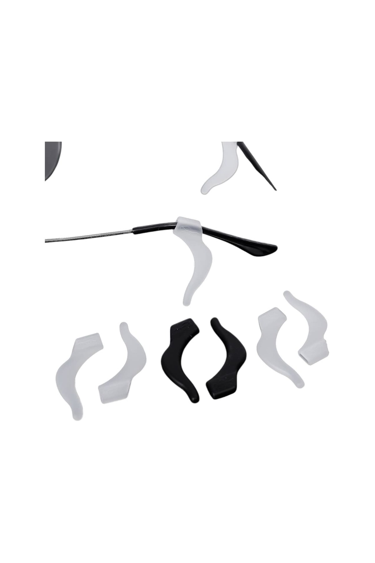 bonjorno aksesuar Silikon Kulak Kilidi 1 Çift Kaydırmaz