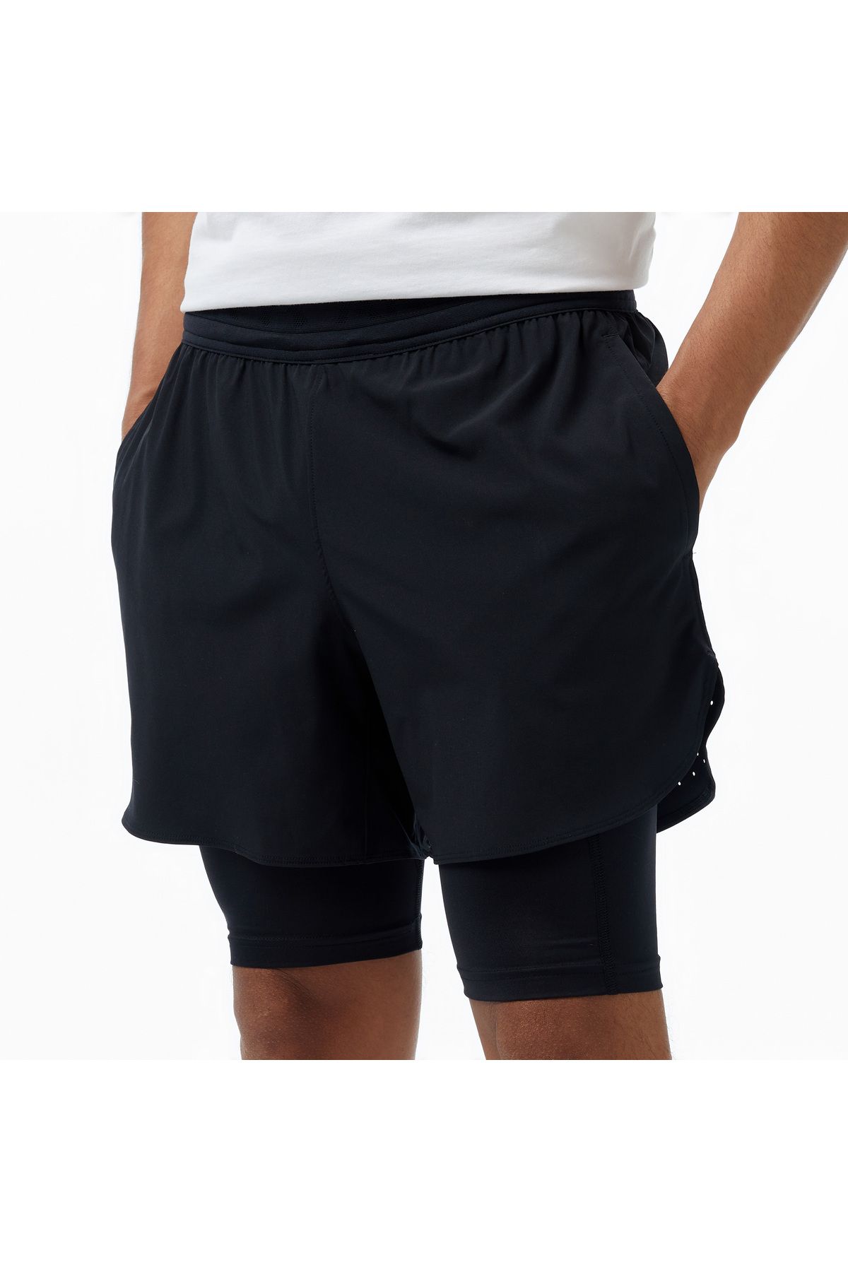 شورت ورزشی مشکی مردانه اوج UA بافته شده 2 از های 1378604 001 Under Armour