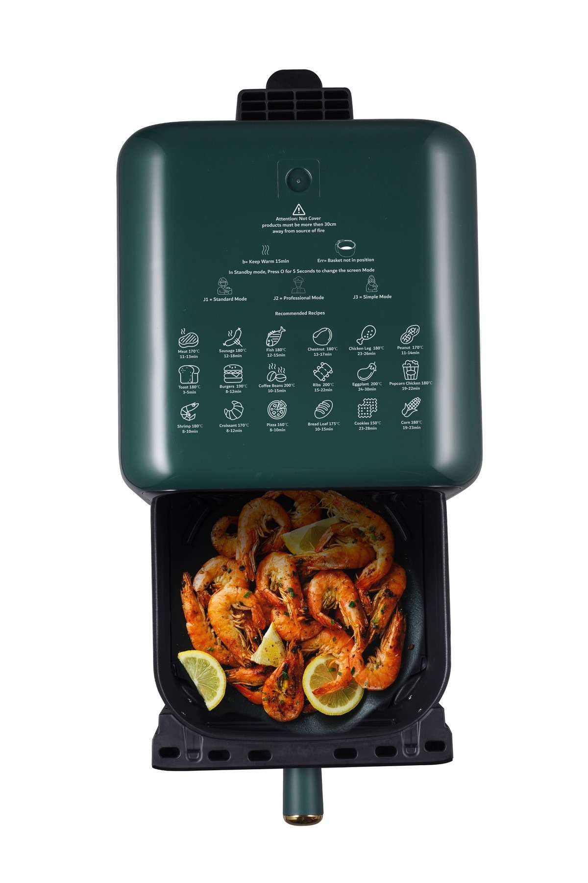 CLIKON-Air Fryer, 1700W, 7.5L Capacity, Digital Touch, Multi-Function, Overheat Protection 3