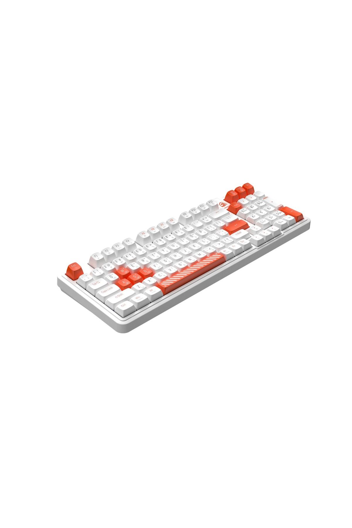 Gamertek-GamerTek Arcade Keys Wireless Mechanical Gaming Keyboard White 5