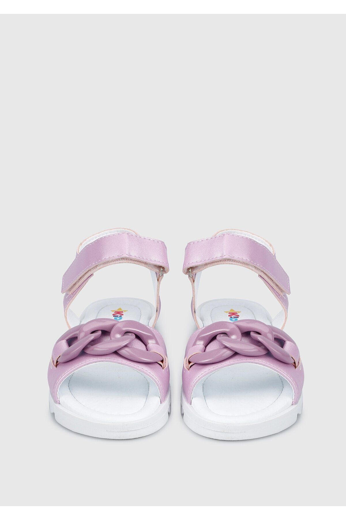 Kiddo-Lilac Flat Sandals for Girls 3