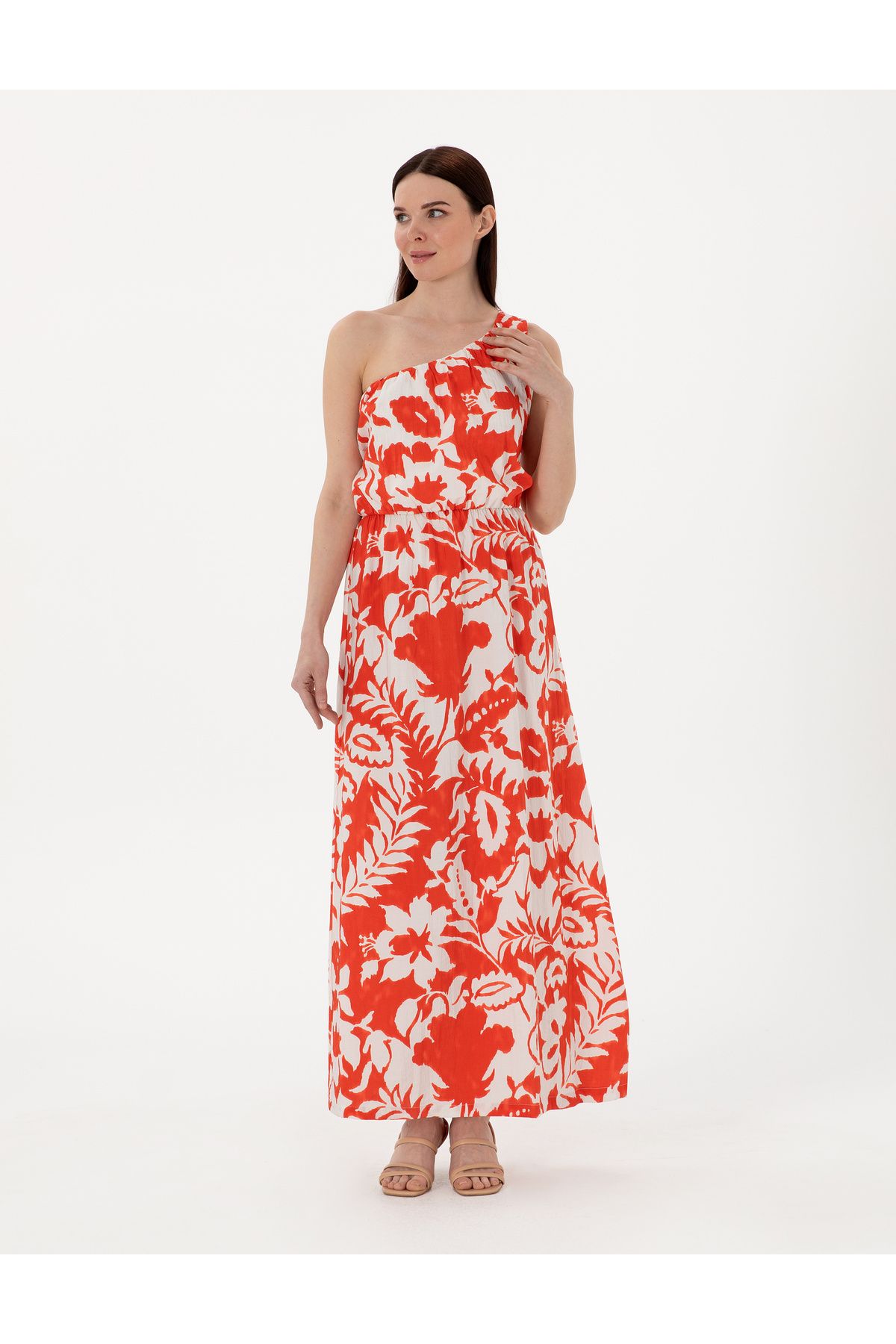 Pierre Cardin-Red Comfort Fit Woven Dress 50301063 -Vr030 3