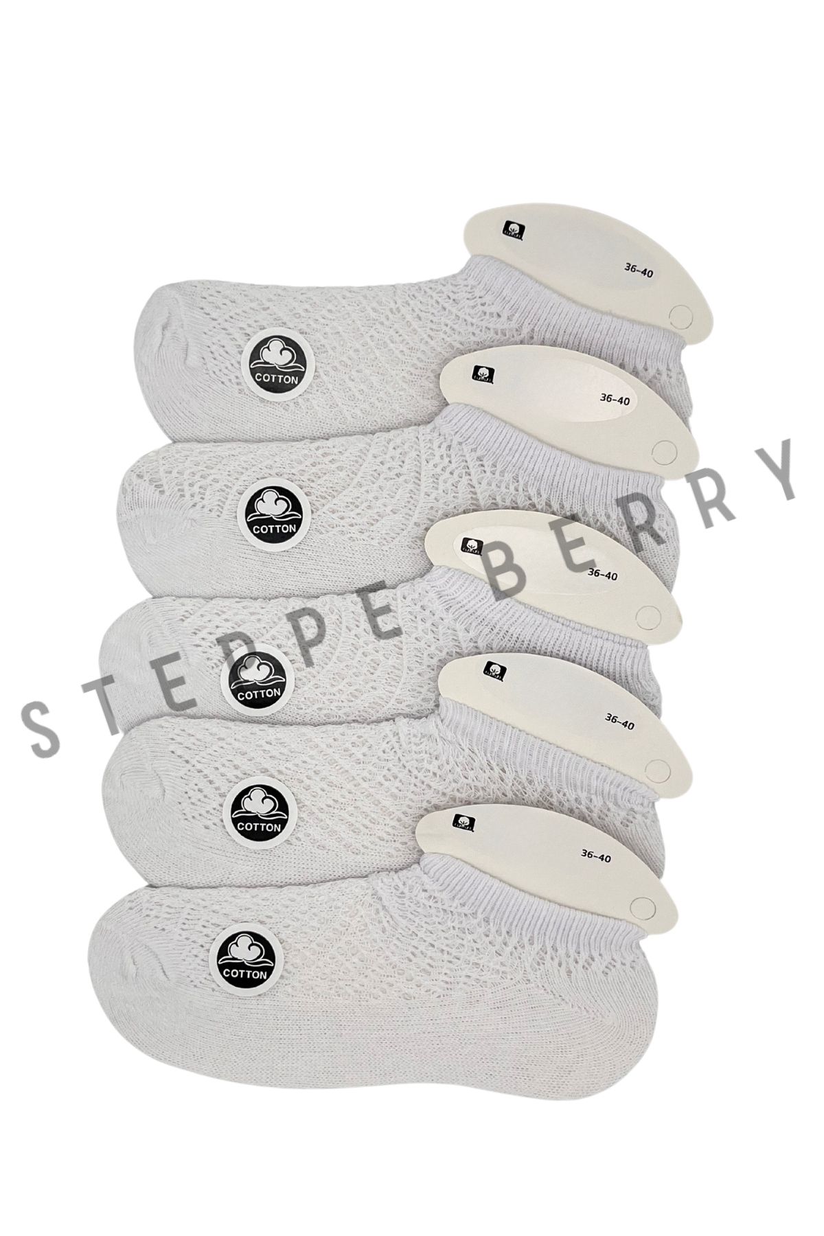 5 Çift File Sneakers Çorap