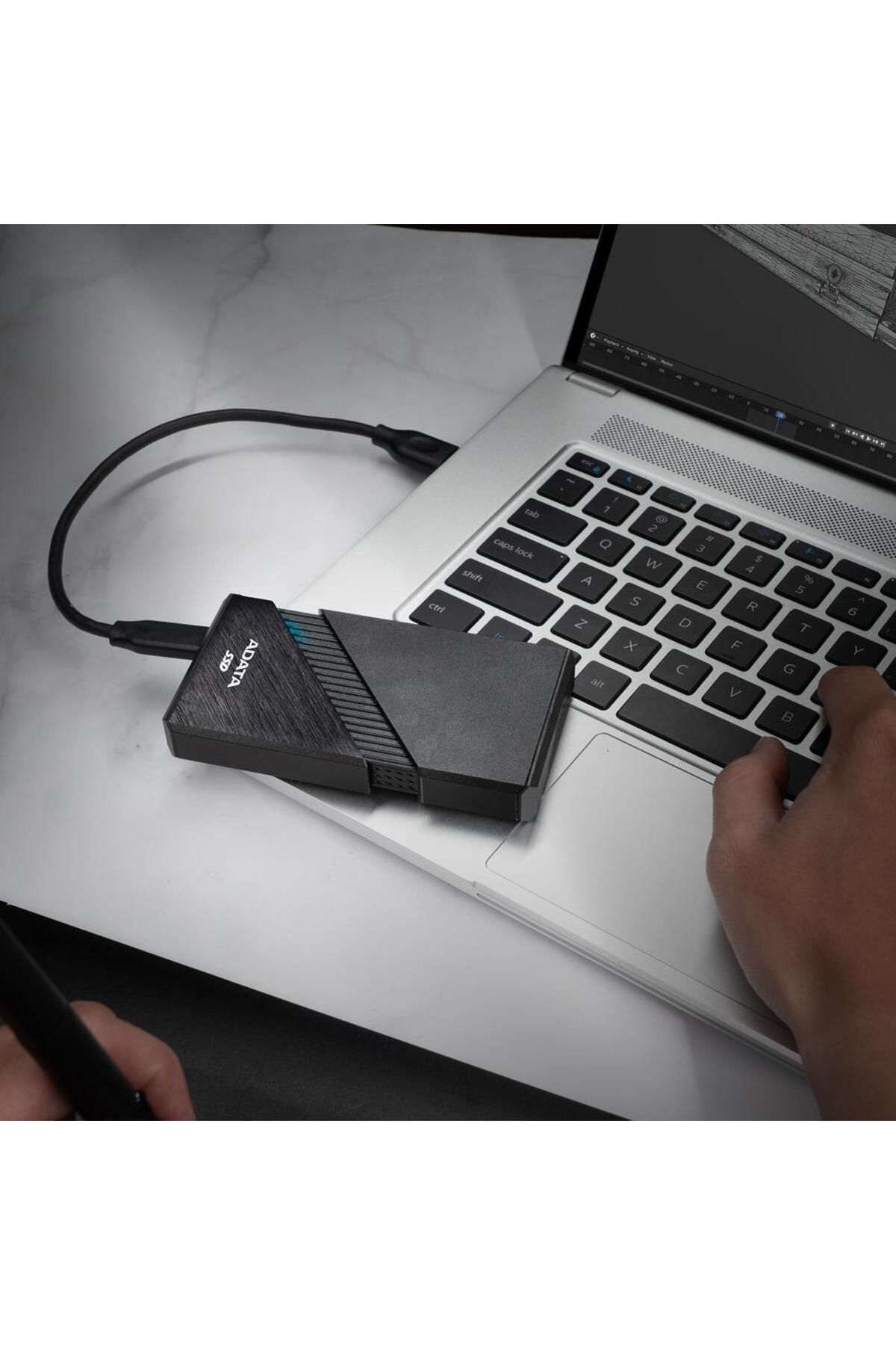 Adata-ADATA SE920 External SSD, 1TB, USB4 Type-C (Black) 12