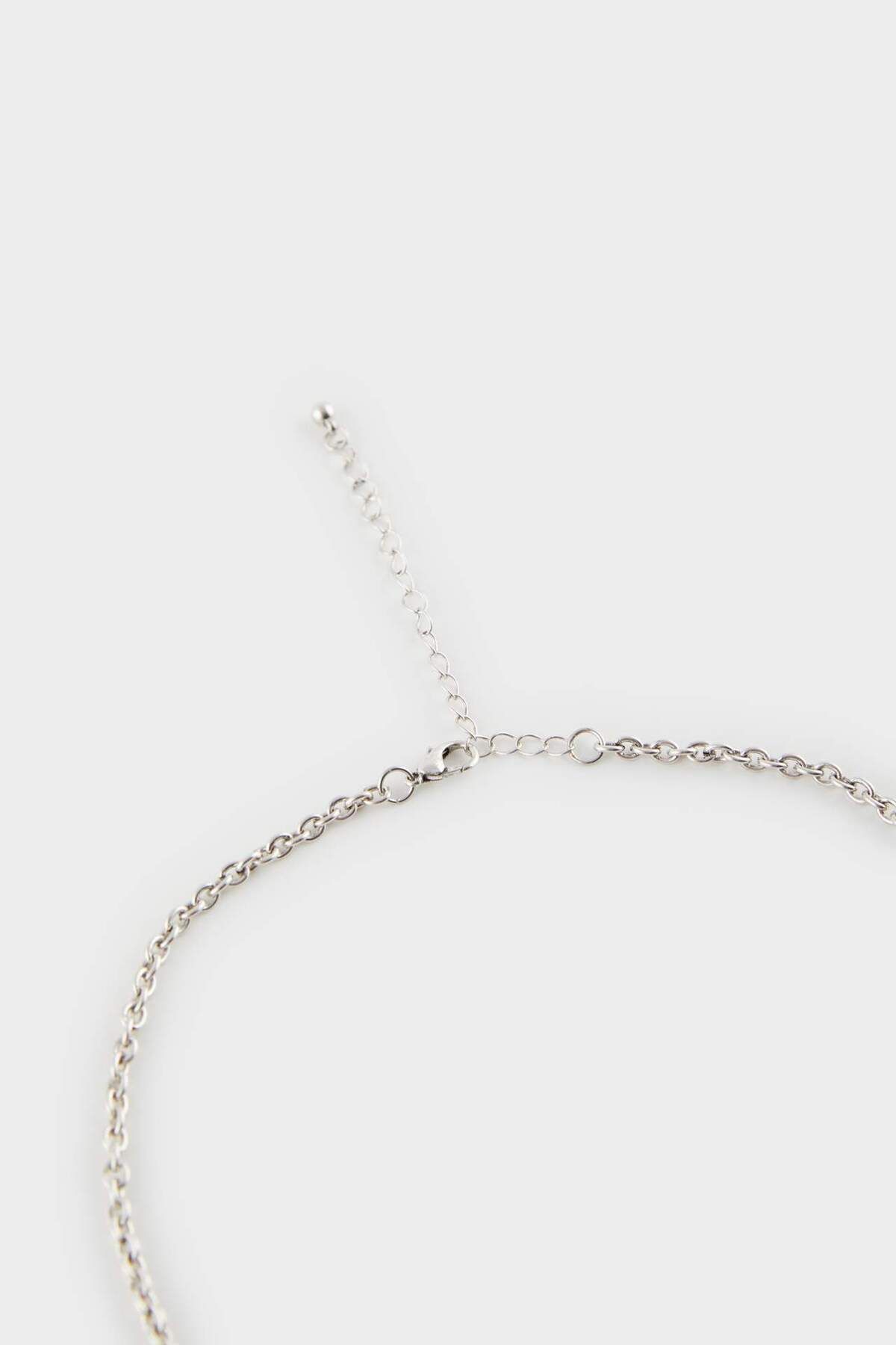 DeFacto-Women's Blue Stone Silver Necklace E4572Axns 3