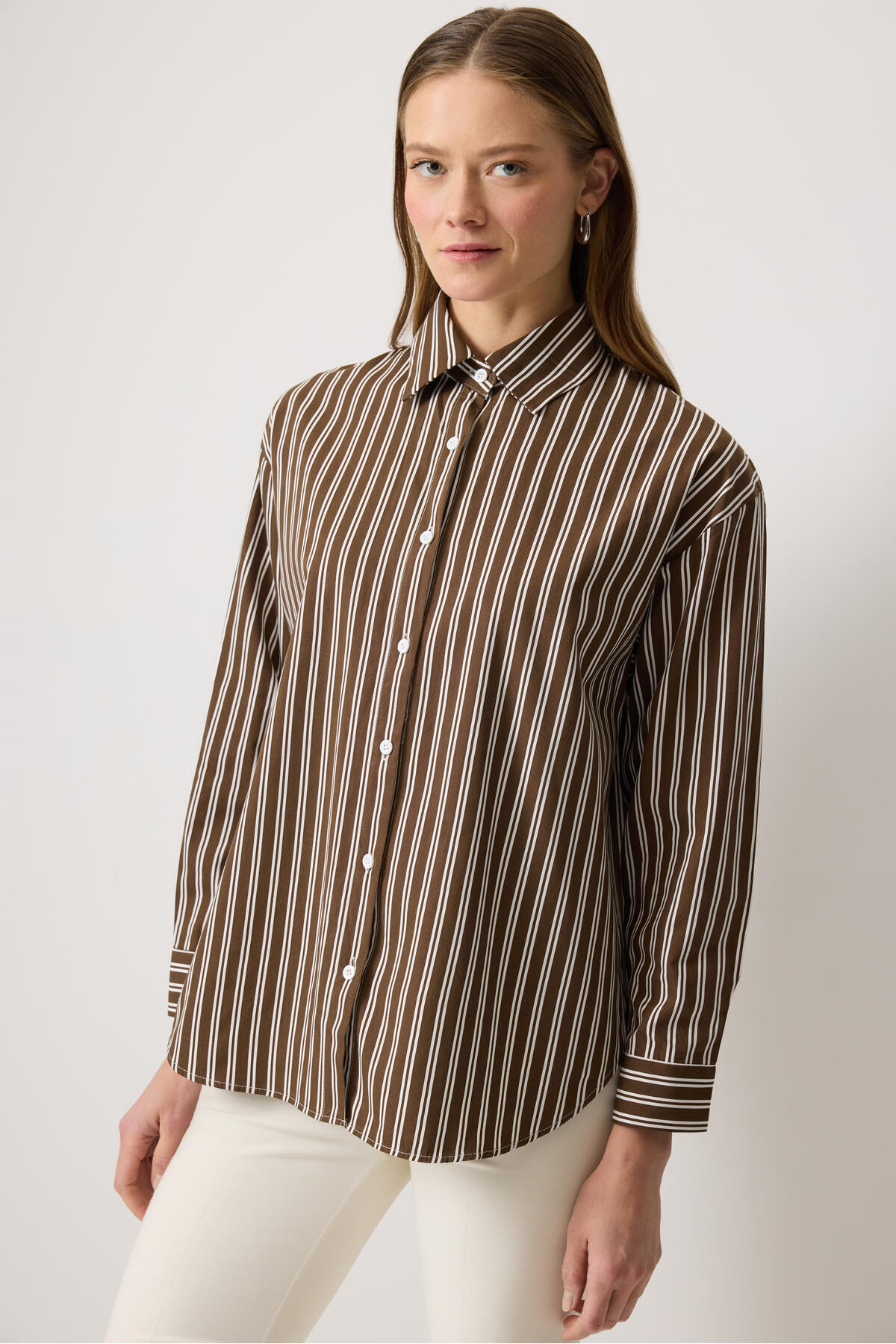 Touché Privé-Relax Fit Striped Shirt 2