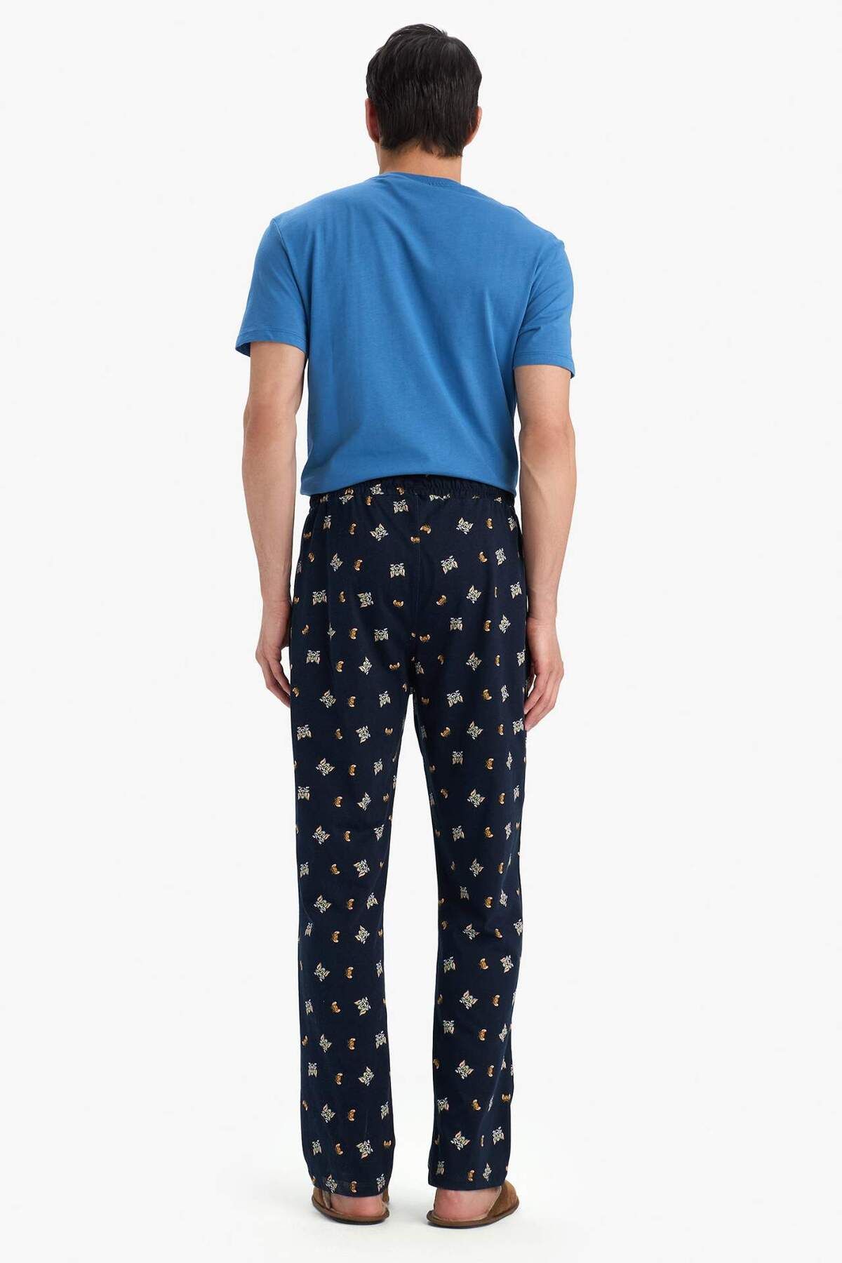 DeFacto-Tom & Jerry Pajama Set - Long Bottom and Short Sleeve 7