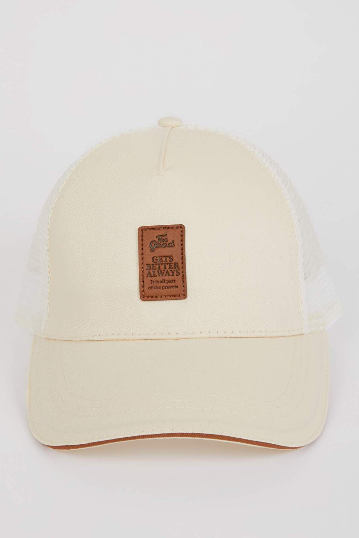 DeFacto-Men's Label Printed Woven Baseball Basketball Cap B7990AX24SM 5