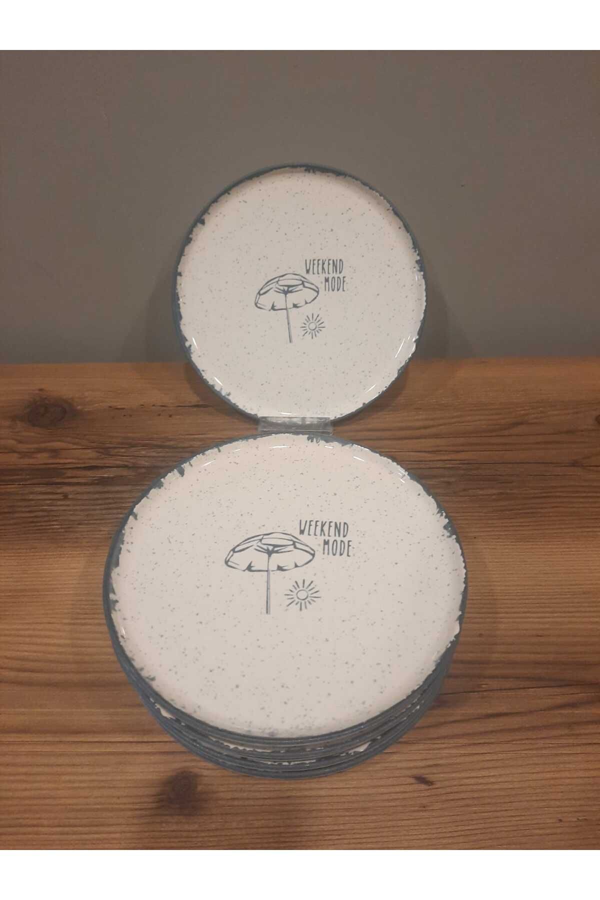 Keramika-Keramica 22 cm Cake Plate 6 Pieces Nordic Weekend Mood 8