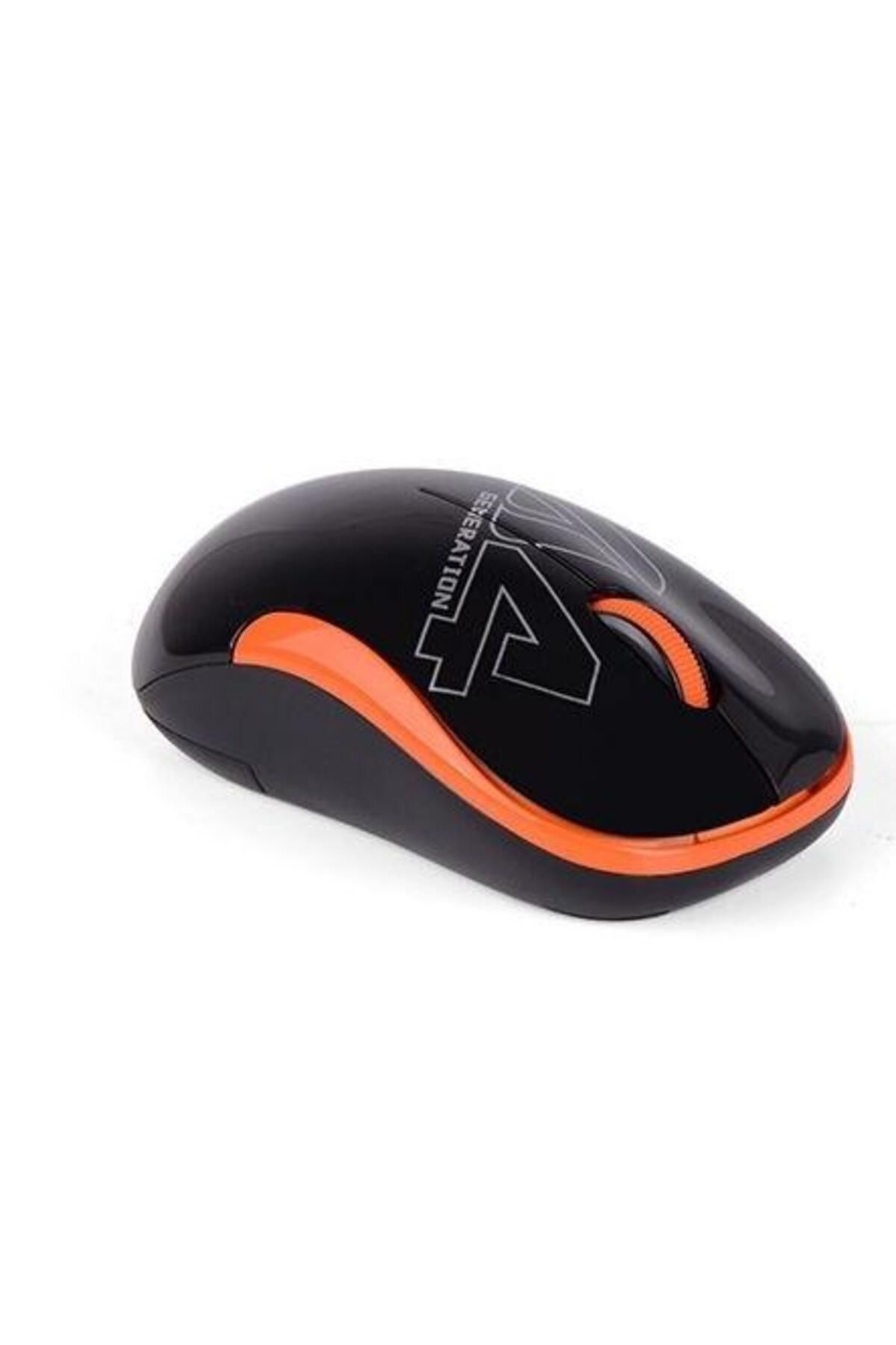 A4 Tech-Mouse Optic Wireless A4TECH G3-300N-BO, 1000DPI (Negru/Portocaliu) 4