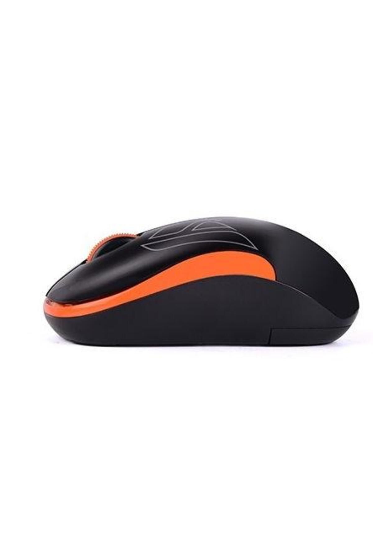 A4 Tech-Mouse Optic Wireless A4TECH G3-300N-BO, 1000DPI (Negru/Portocaliu) 3