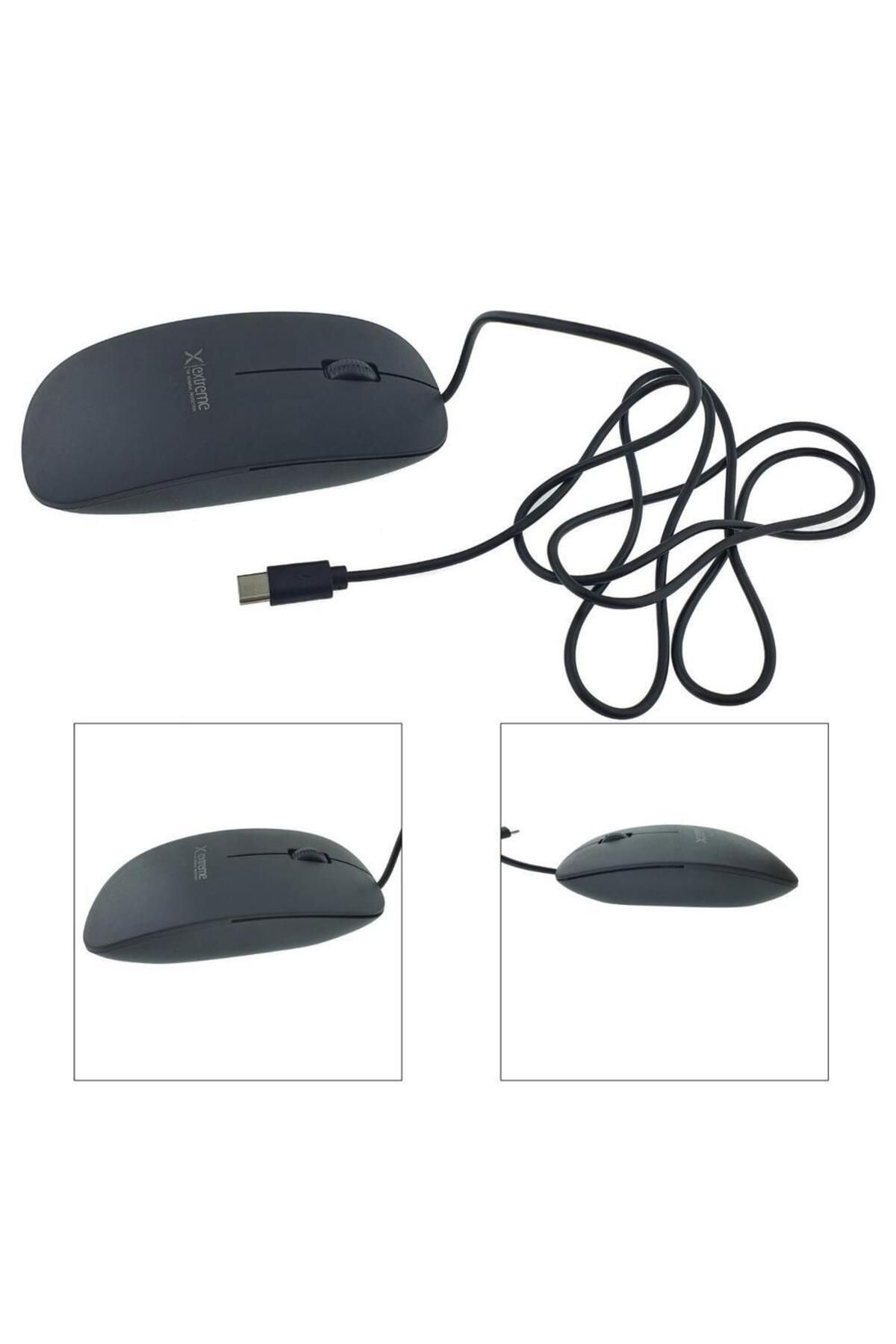ESPERANZA-Mouse optic cu fir si conector USB-C, 3D, Extreme Lacerta 94670, 1000 DPI, Negru 3