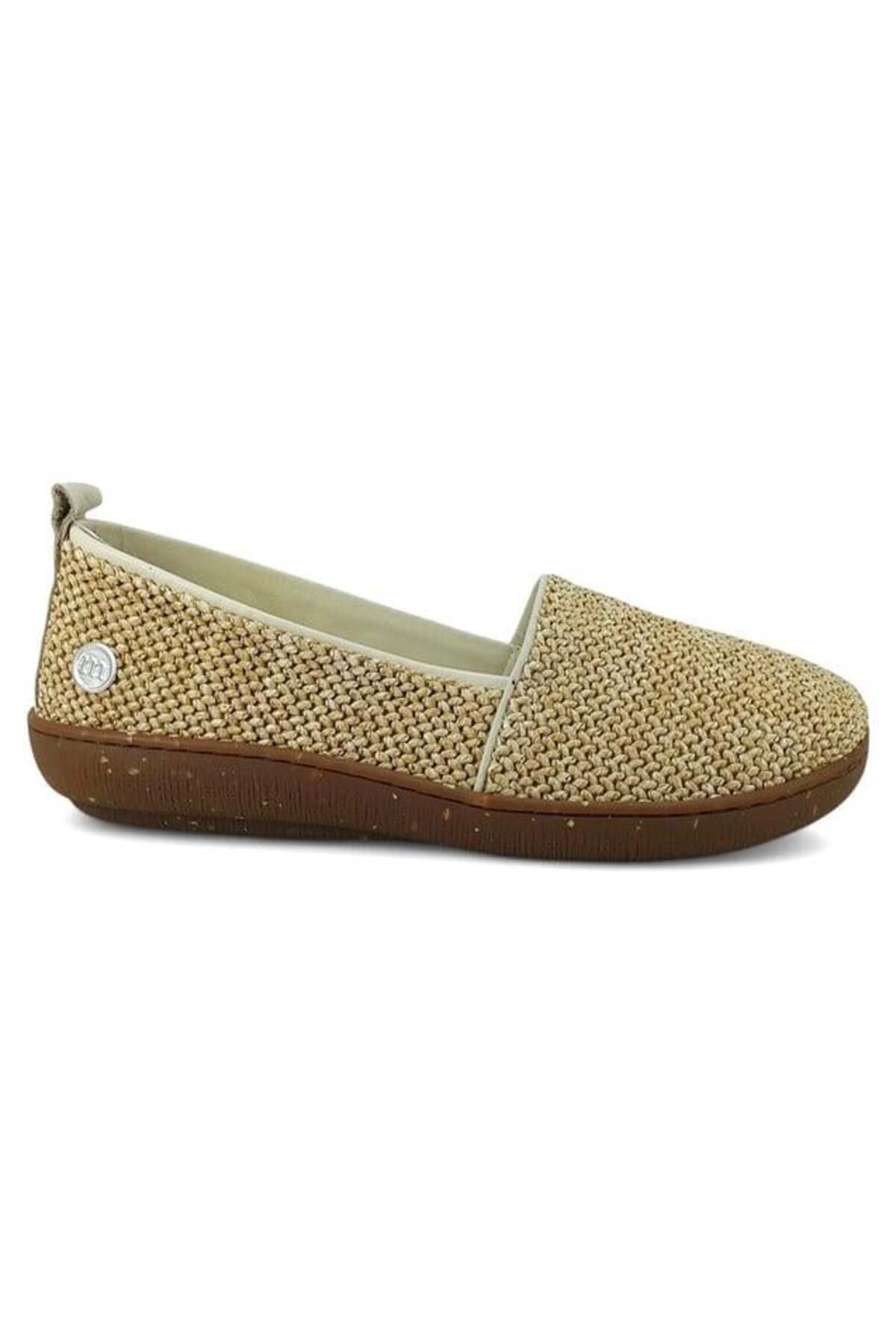 Mammamia-950 Genuine Leather Casual Women's Shoes-Beige 2
