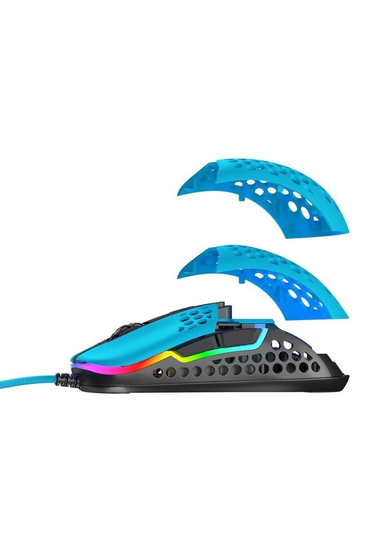 Cherry-Mouse Gaming Cherry Xtrfy M42 Miami Blue RGB, USB (Albastru) 4