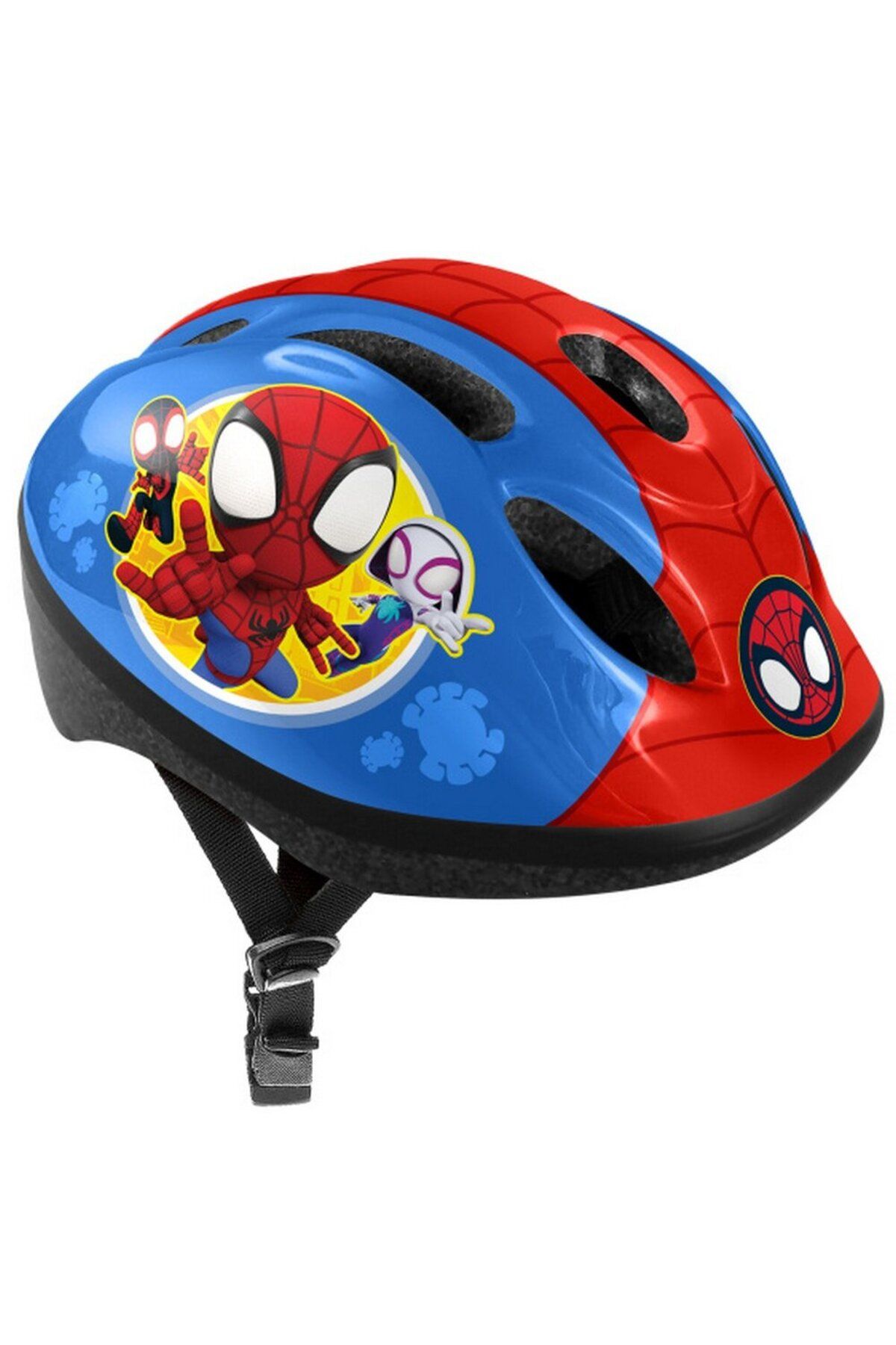 SPIDERMAN-Children's protective set, helmet, knee pads and elbow pads, multicolor, 3-6 years, Spidey 2