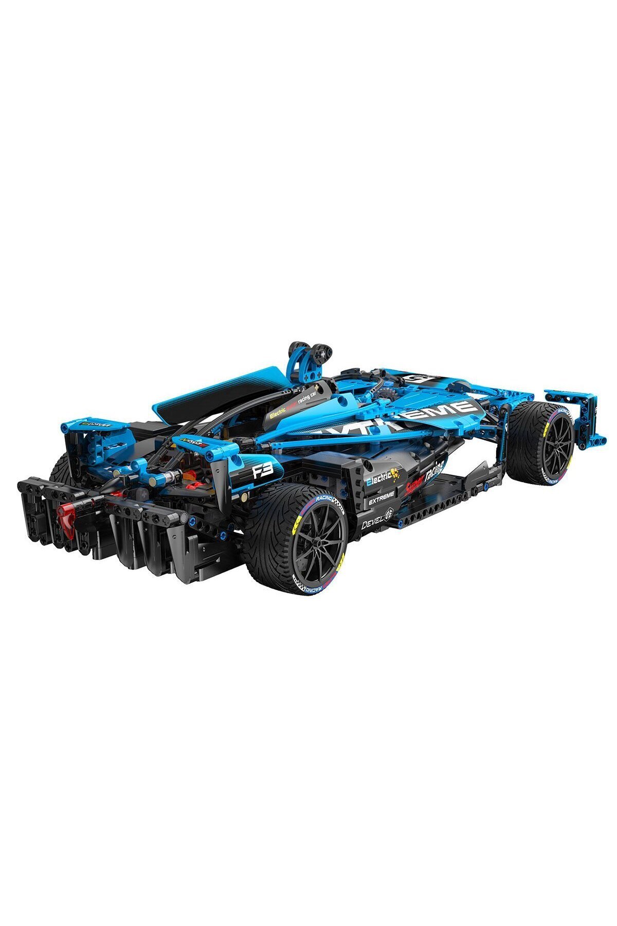 Vagon-C64004W Cada Electric Racing Super Car Block Set 1667 Pieces - Life 4