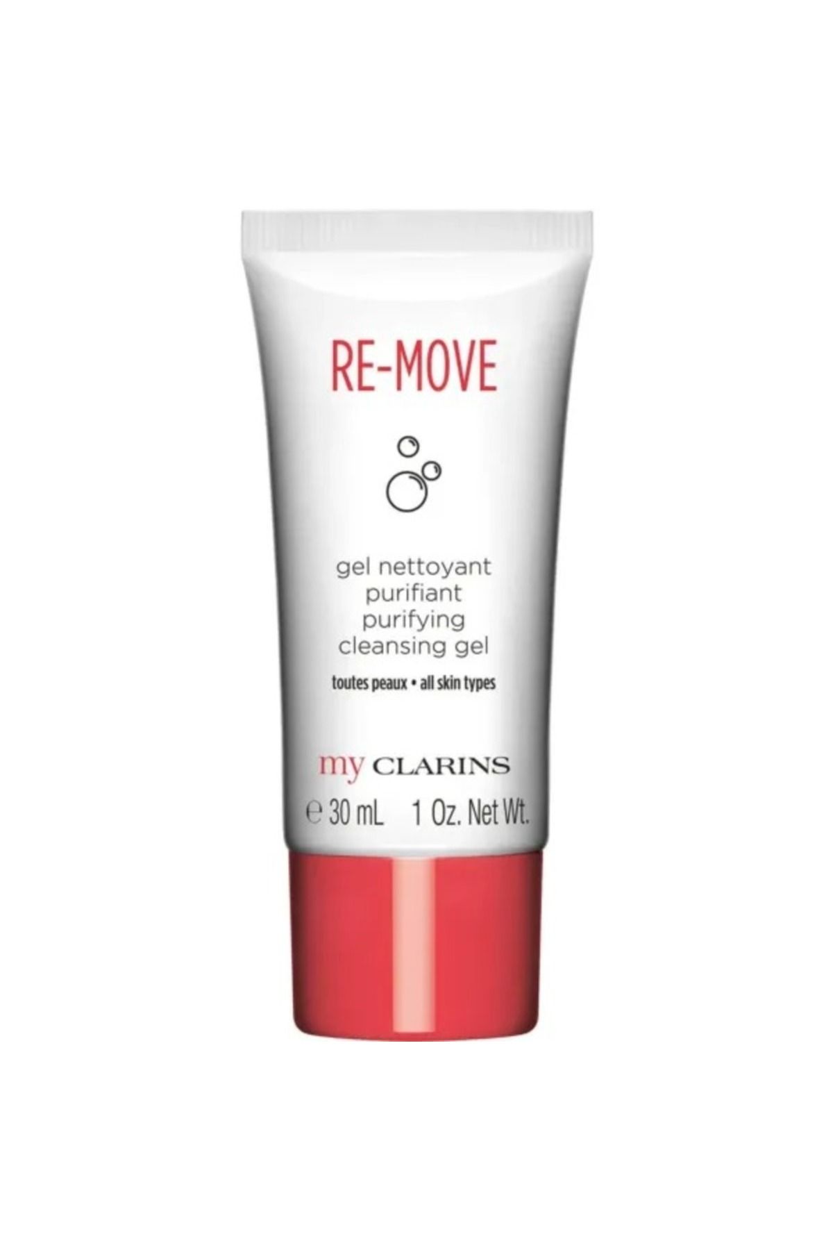 Clarins-جل التنظيف والتنقية RE-MOVE من كلارنس 30 مل منظف منعش للوجه. 1