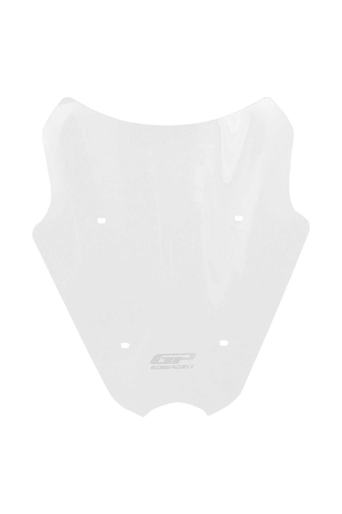 GP KOMPOZİT GP Kompozit Yamaha NMAX 125 / 155 2025 Uyumlu Kısa Ön Cam Şeffaf 40 cm