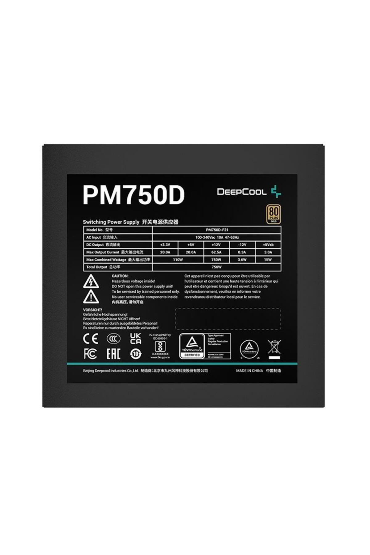 Deep Cool-Source Deepcool PM750D 80+ Gold, 750W 3