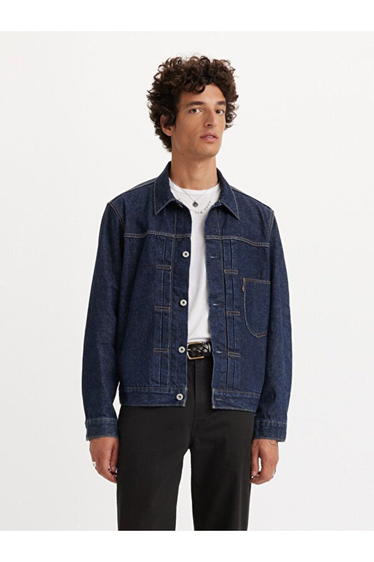 کت جین جین Selvedge Type I Trucker Levi's