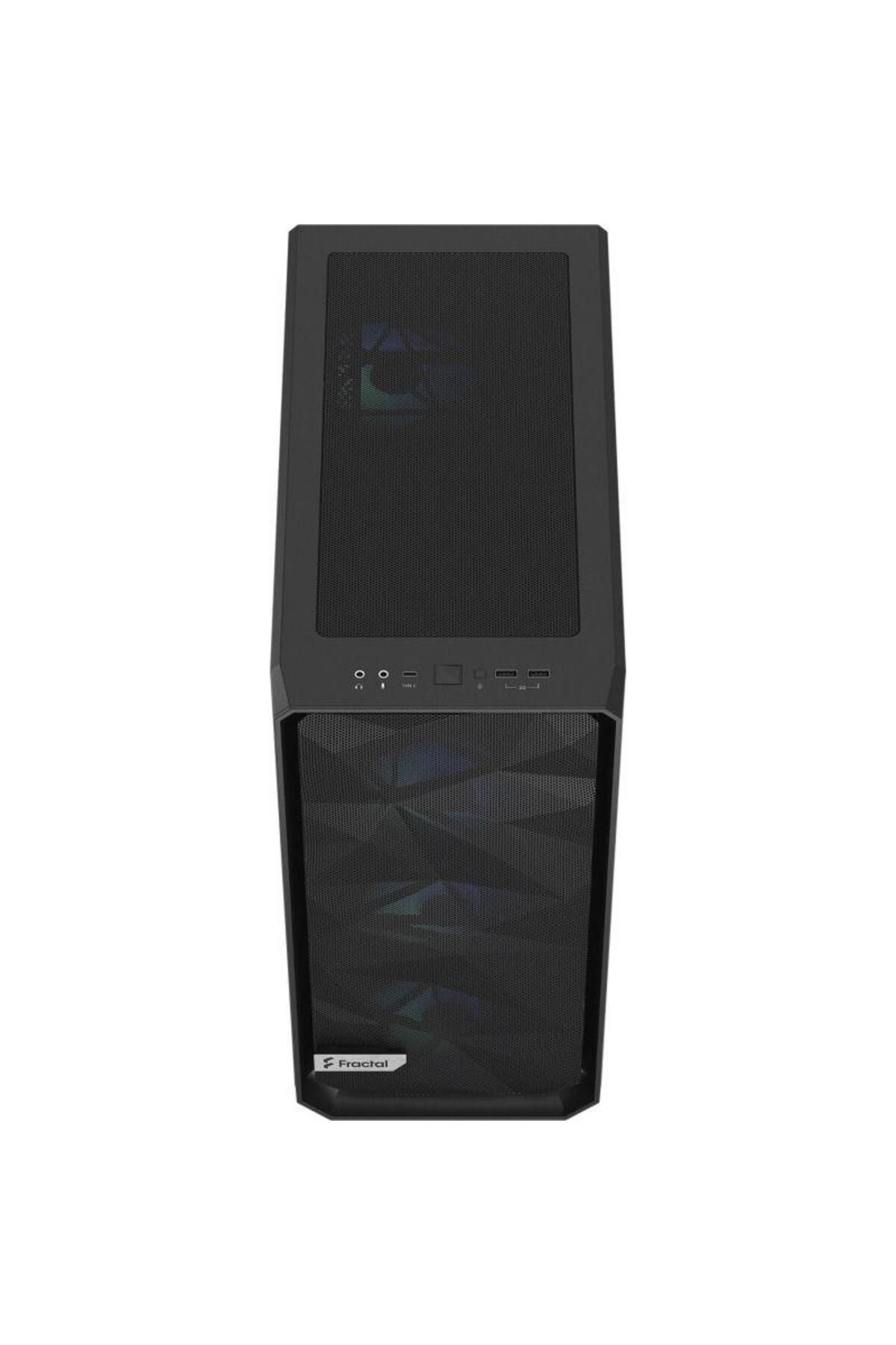 Fractal Design-Fractal Design Meshify 2 Compact RGB Case, Middle Tower, without power supply, ATX (Black) 6