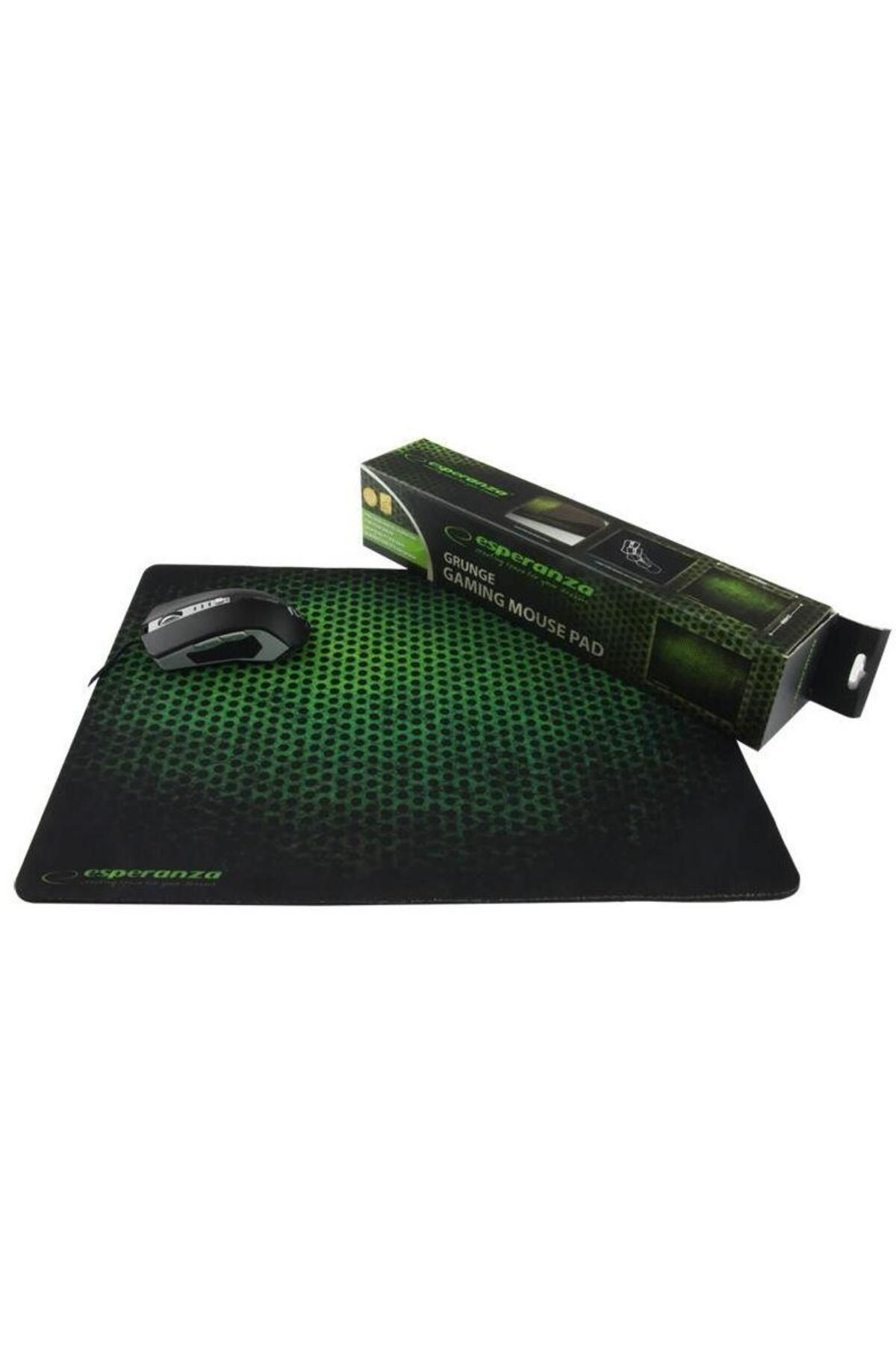 ESPERANZA-Mouse Pad Gaming Esperanza EA146G (Negru/Verde) 1
