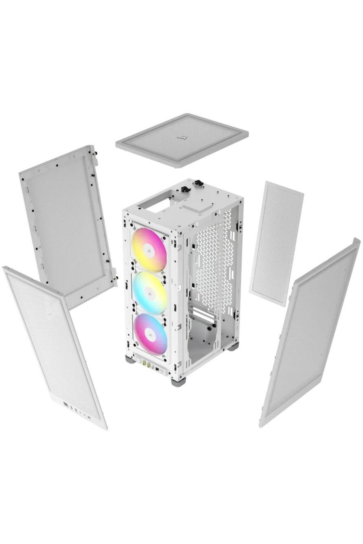 Corsair-Carcasa Corsair iCUE 2000D RGB AIRFLOW Mini-ITX mic-form-factor, fara sursa (Alb) 10