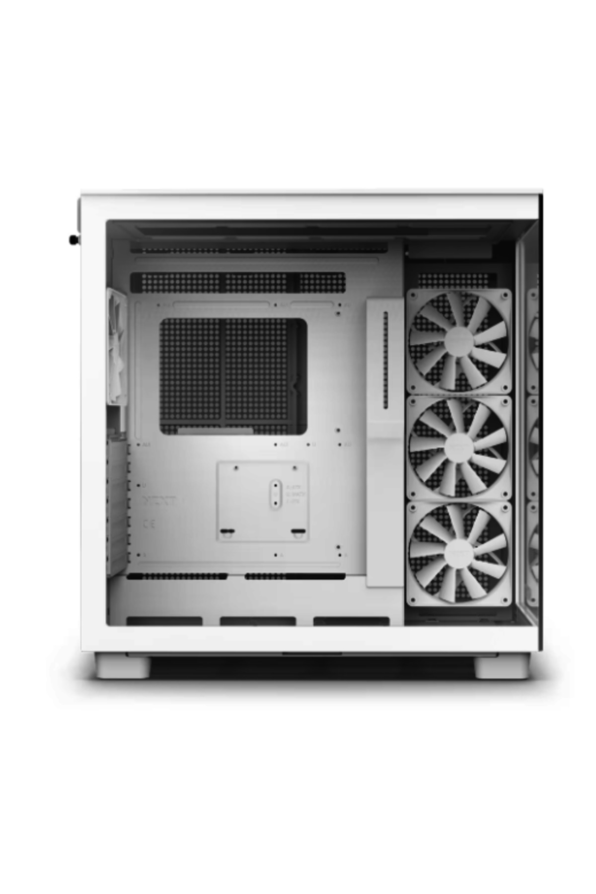 Nzxt-NZXT H9 Flow Case (White) 4
