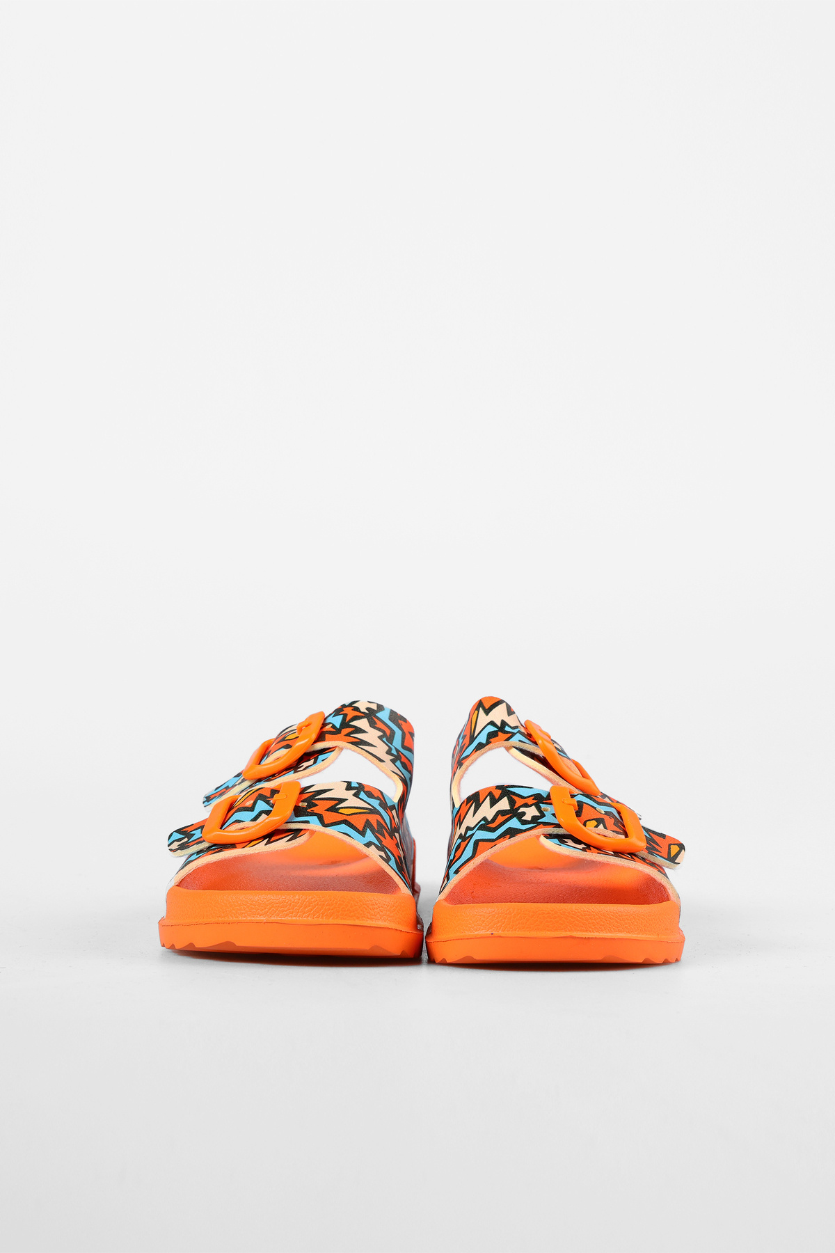 Vicco-Gibli Ii Printed Boys Preschool Orange Slippers 2