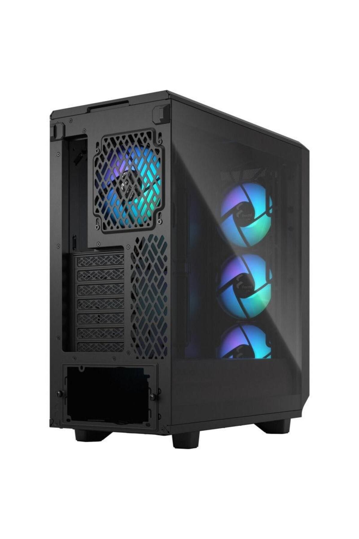 Fractal Design-Fractal Design Meshify 2 Compact RGB Case, Middle Tower, without power supply, ATX (Black) 7