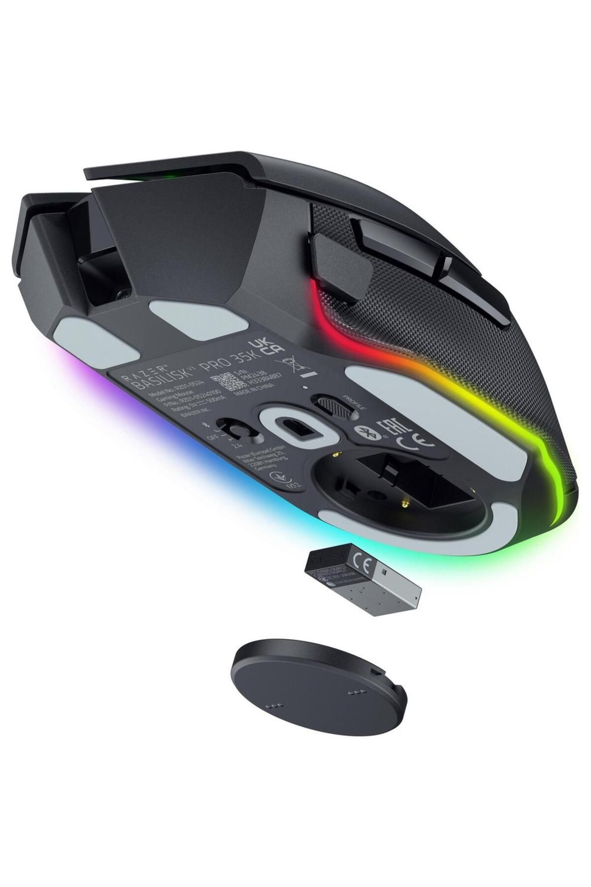 RAZER-Mouse Gaming Wireless Razer Basilisk V3 Pro 35K, Bluetooth, Chroma RGB, 11 butoane programabile 6