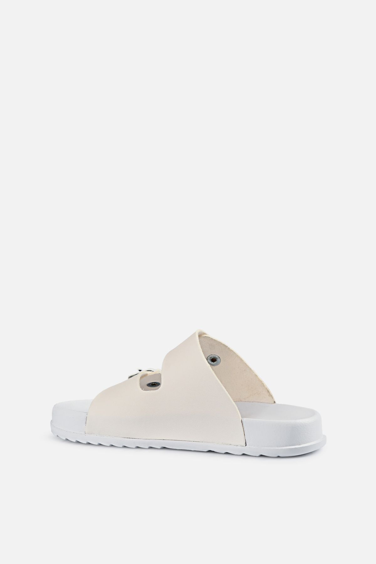 Vicco-Gibli Basic Girls Preschool White Slippers 3