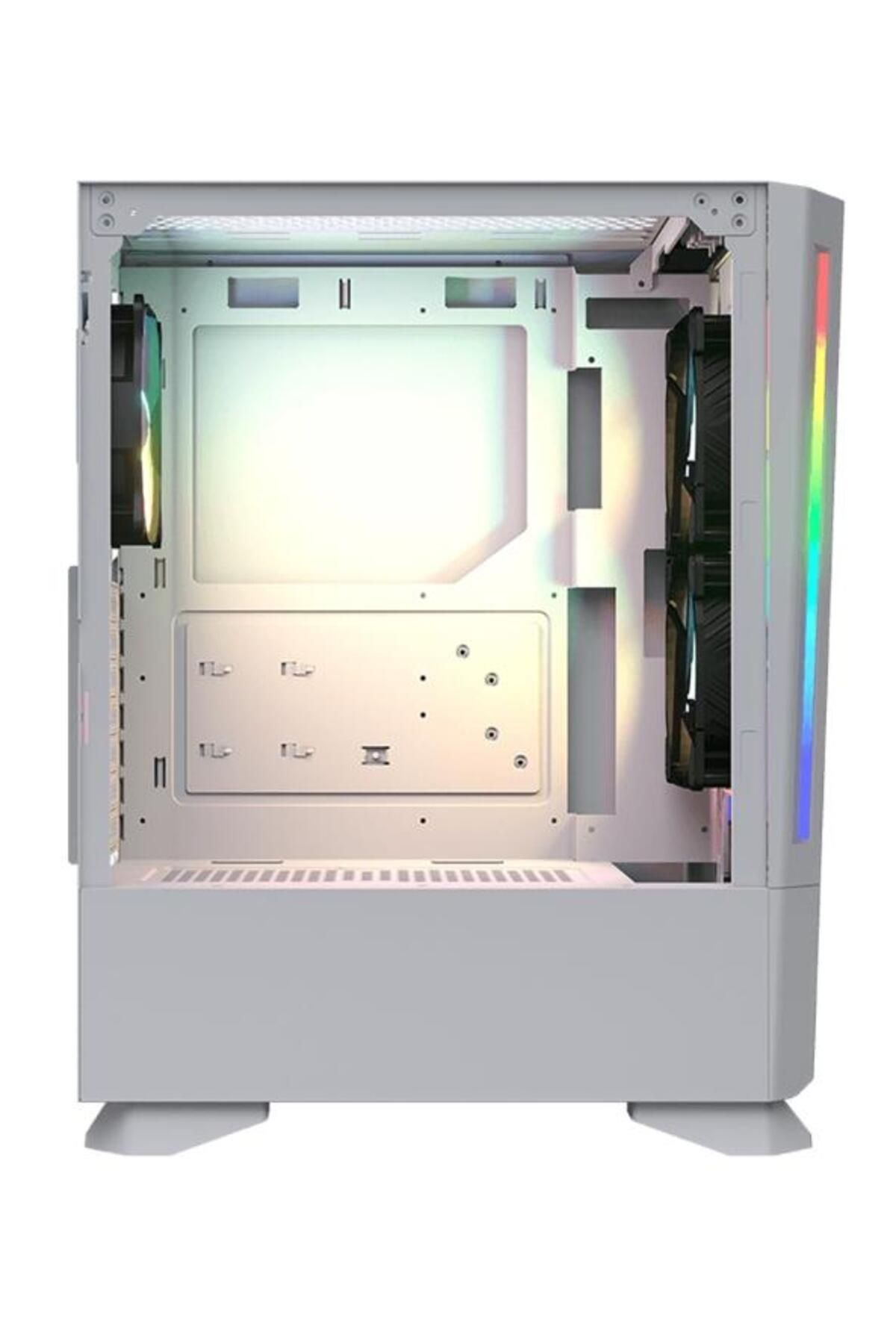 Cougar-Cougar MX430 Air RGB case, ARGB lighting, Middle Tower, without power supply, ATX (White) 5