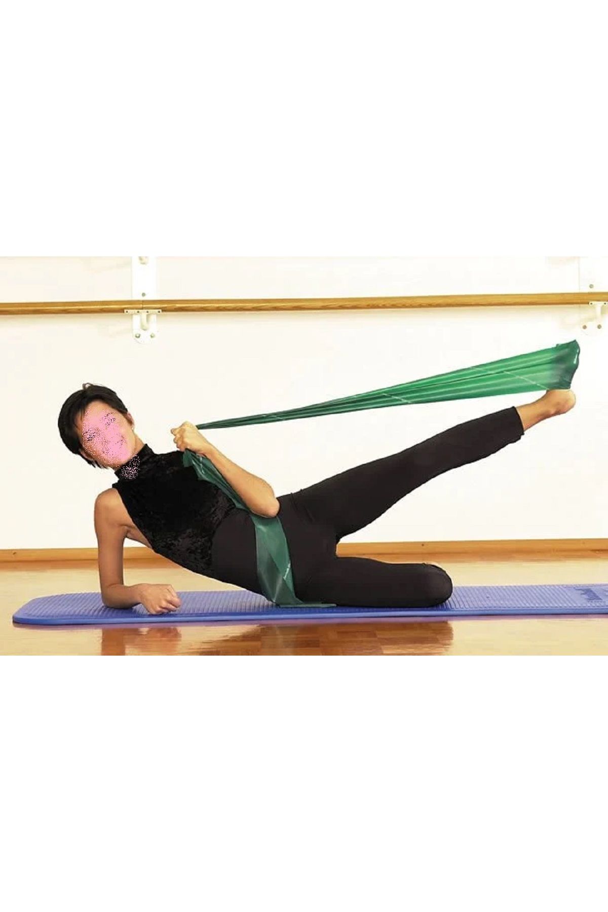 THERABAND-Green Exercise Band 1.5 Meter 4 of 1-8 Hardness Values 2