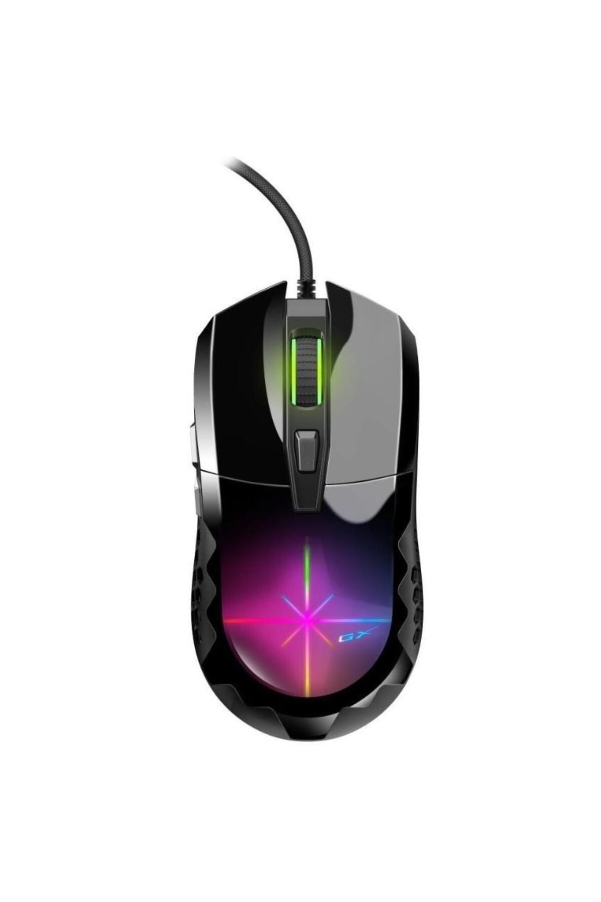 GENIUS-Mouse Genius, Scorpion M715, gaming, wired, USB, optical, 7200 dpi, buttons/scroll 6/1, Black 3