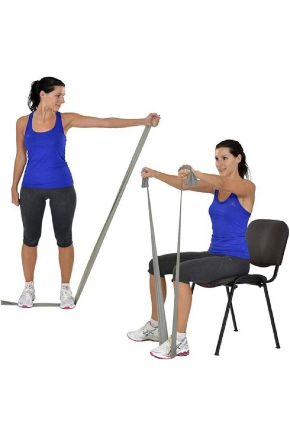 THERABAND-Silver Exercise Band 1.5 Meter 7Th of 1-8 Hardness Values 3