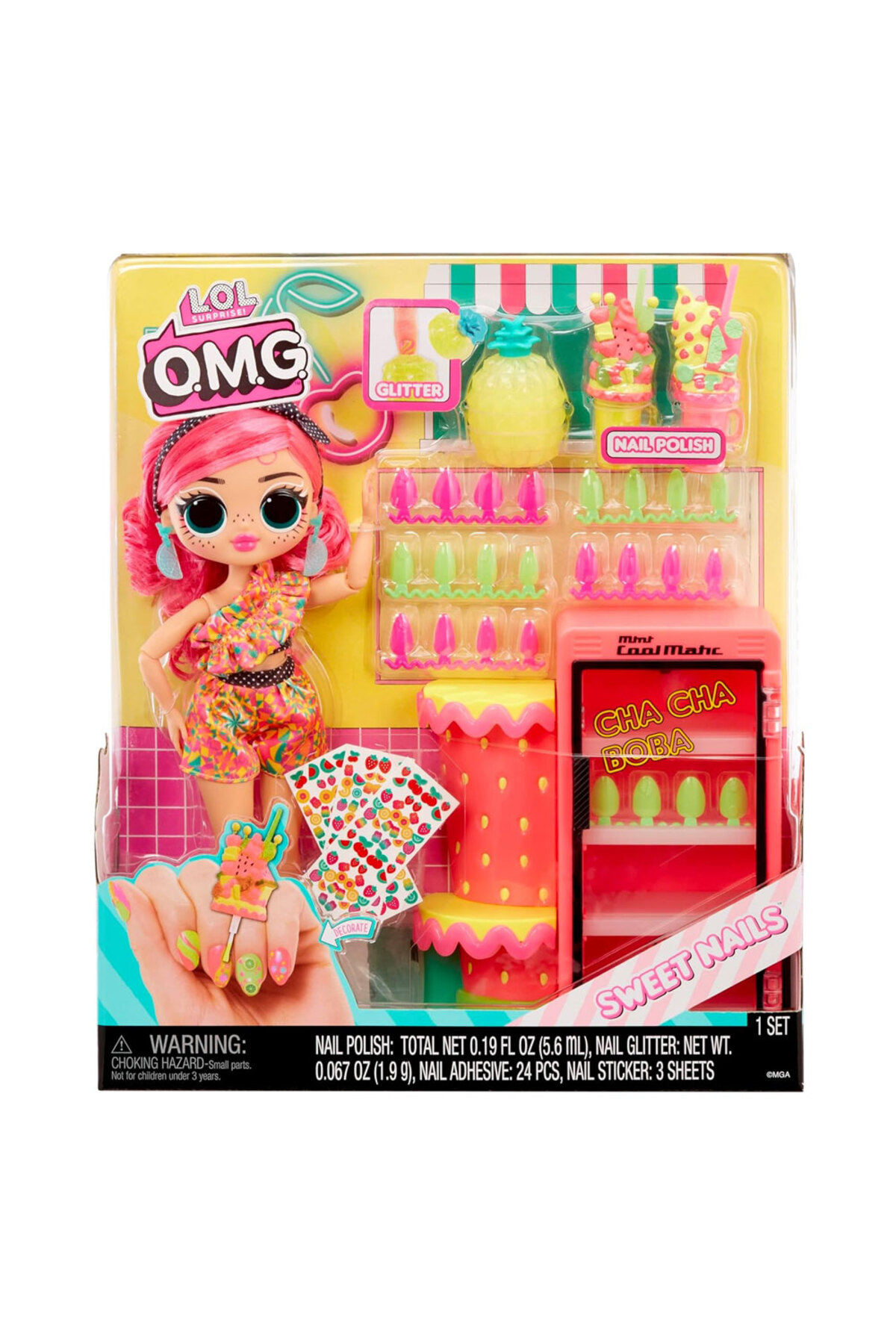 Surprise Sweet Nails OMG Pinky Pops Fruit Shop 503842