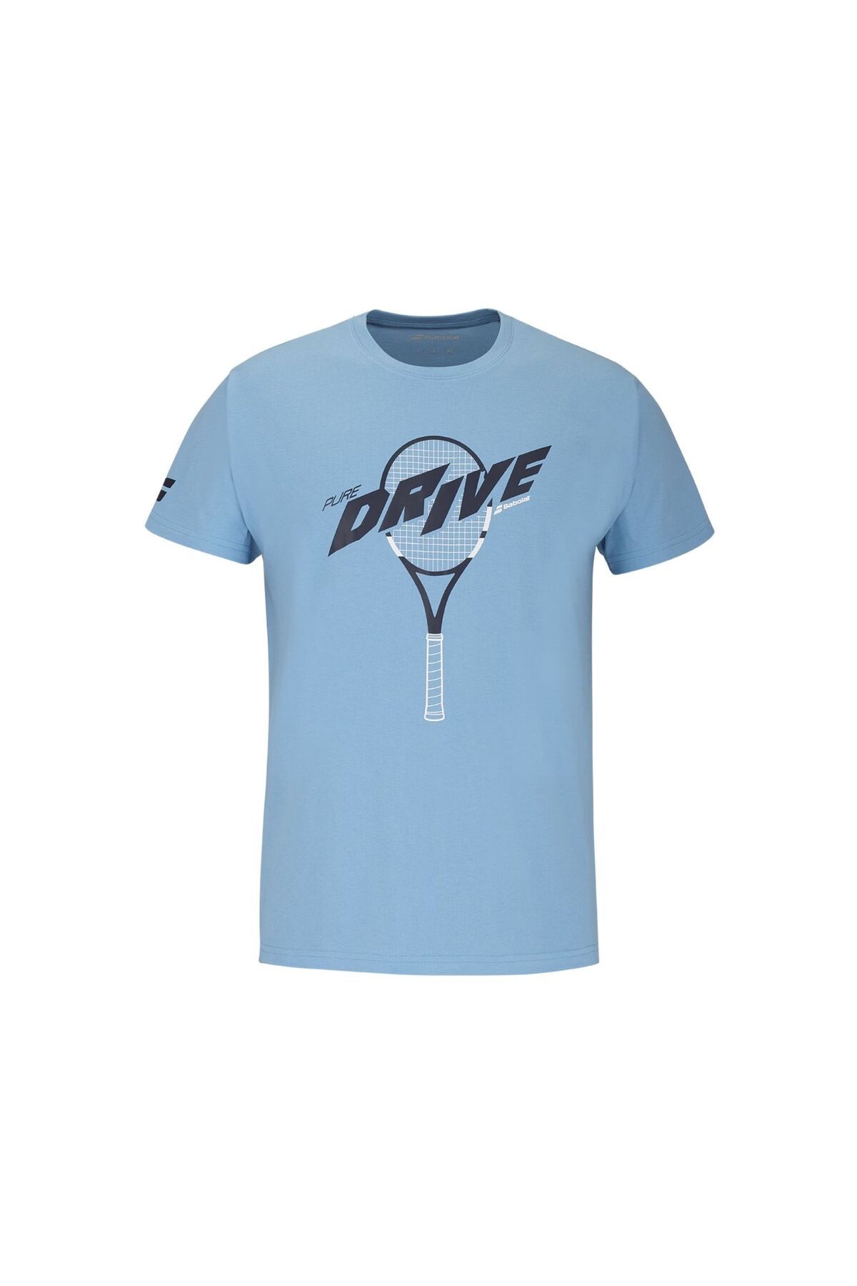 تی شرت ورزشی مردانه DRIVE COTTON TEE مردانه'S BLUE T SHIRT BABOLAT