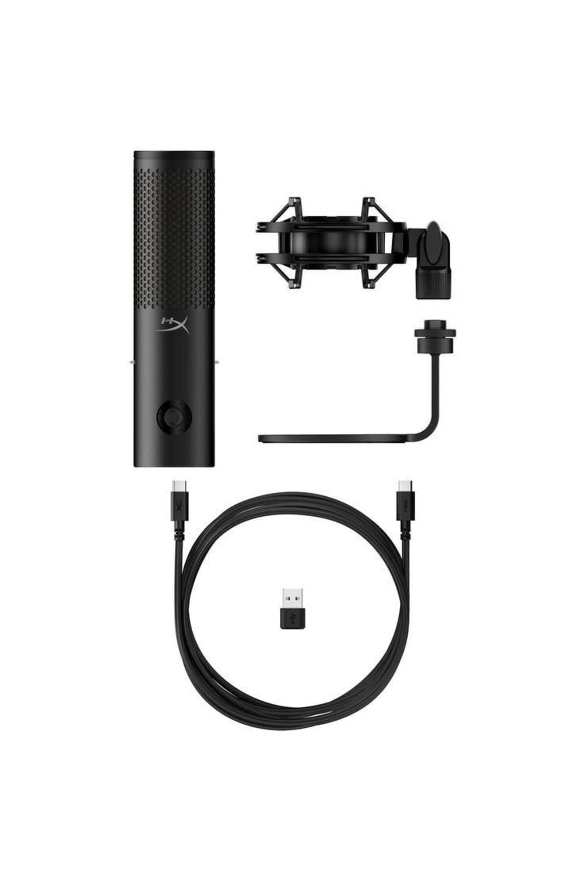 HP-HyperX QuadCast 2 S gaming microphone for Streamers/Content Creators, cardioid, USB-C 4