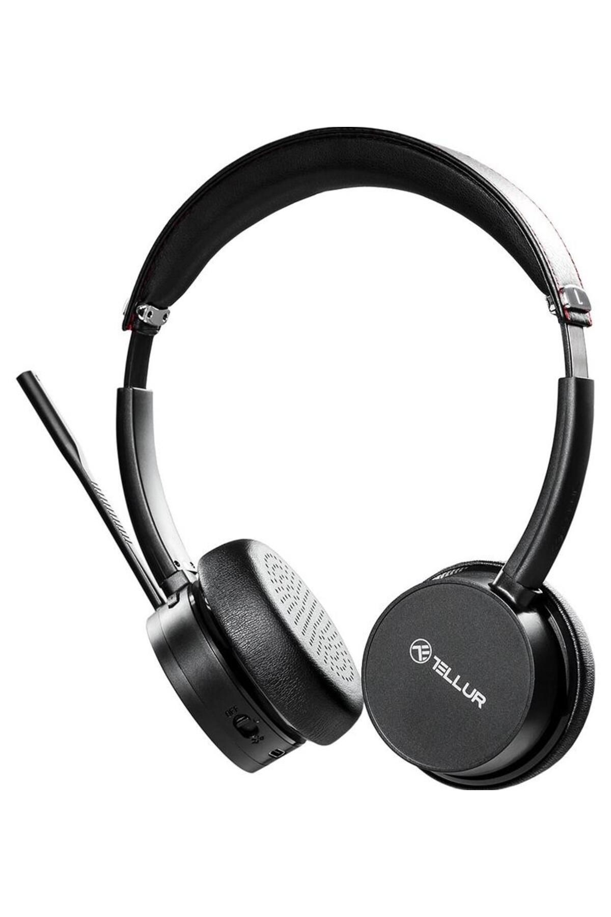 TELLUR-Call center headset with microphone Tellur Voice Pro Wireless, Bluetooth 5.0, Background noise cancellation 6