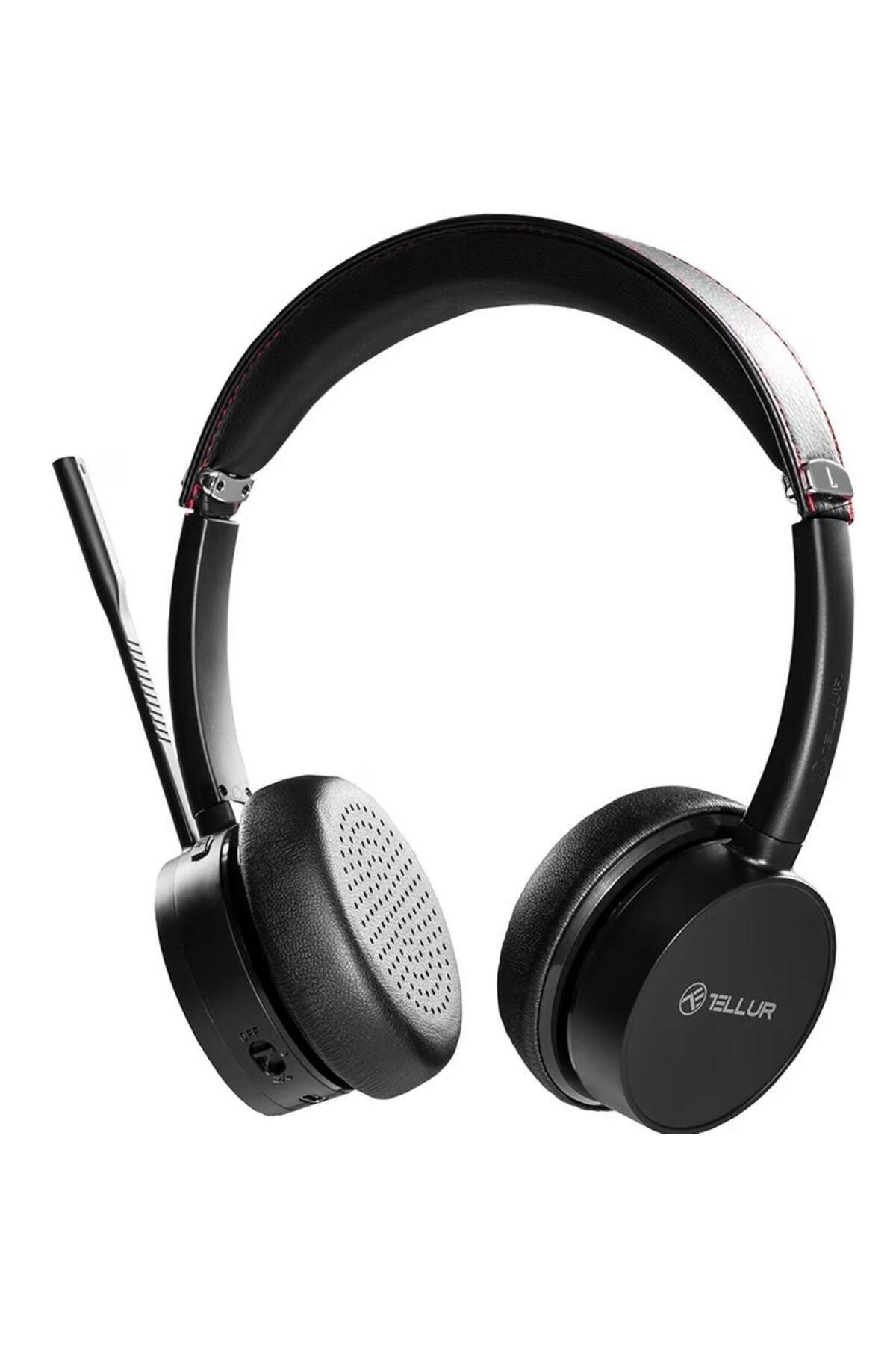 TELLUR-Call center headset with microphone Tellur Voice Pro Wireless, Bluetooth 5.0, Background noise cancellation 4