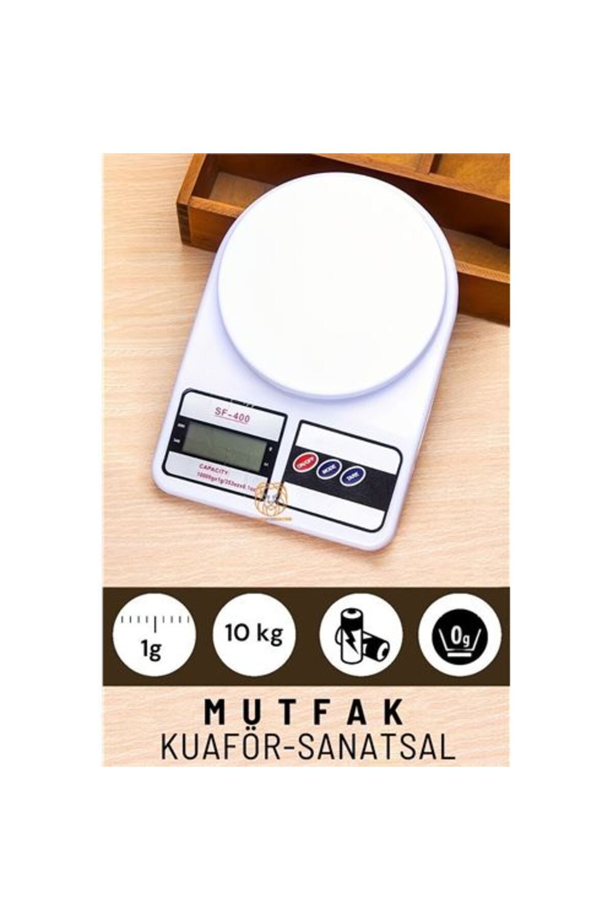 TYYLİ Hassas Mutfak Terazisi Kuaför Terazisi 10 Kg