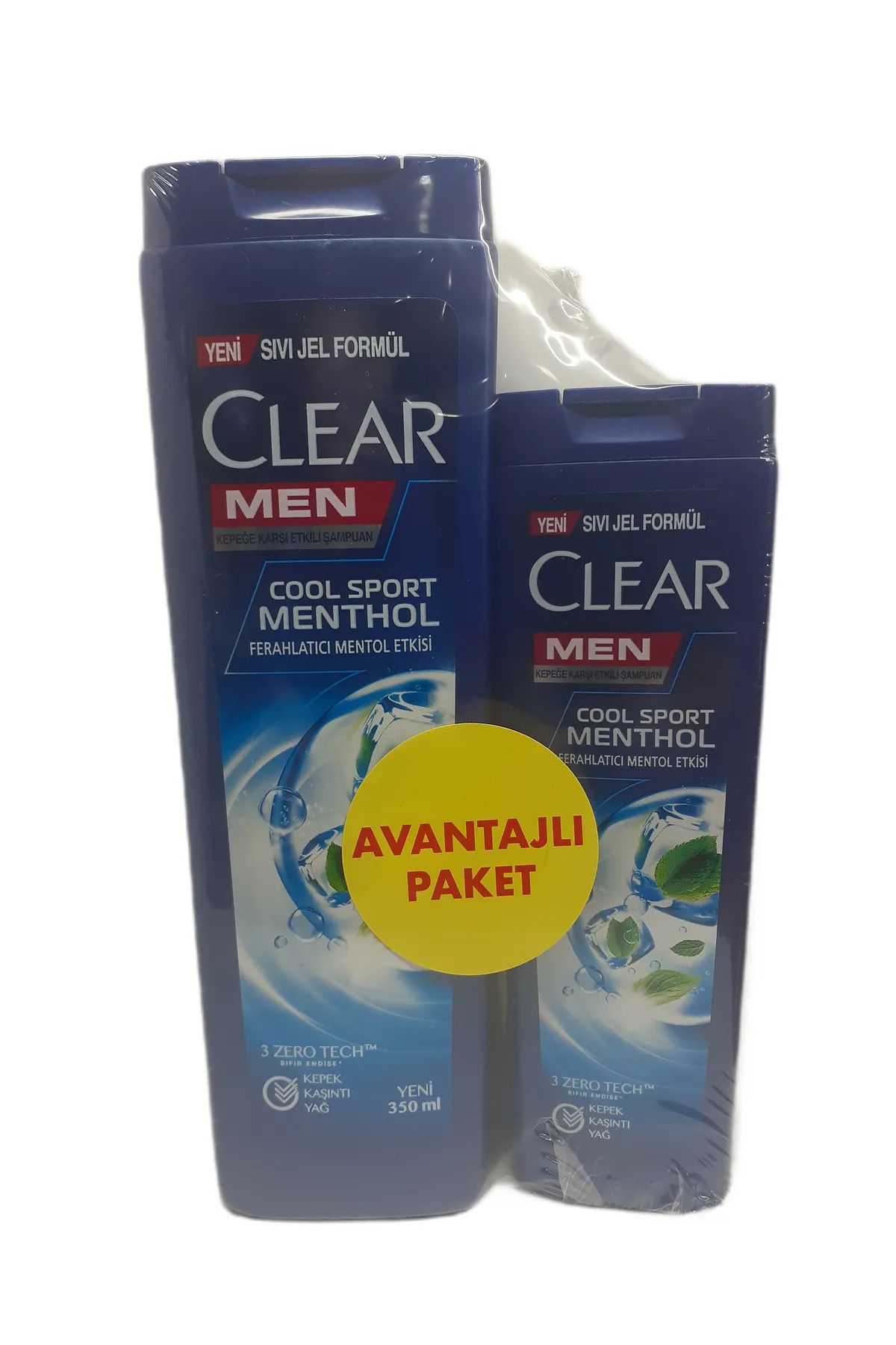 Clear-Men Cool Sport Menthol Refreshing Menthol Effect Shampoo 350 ml + 180 ml 1